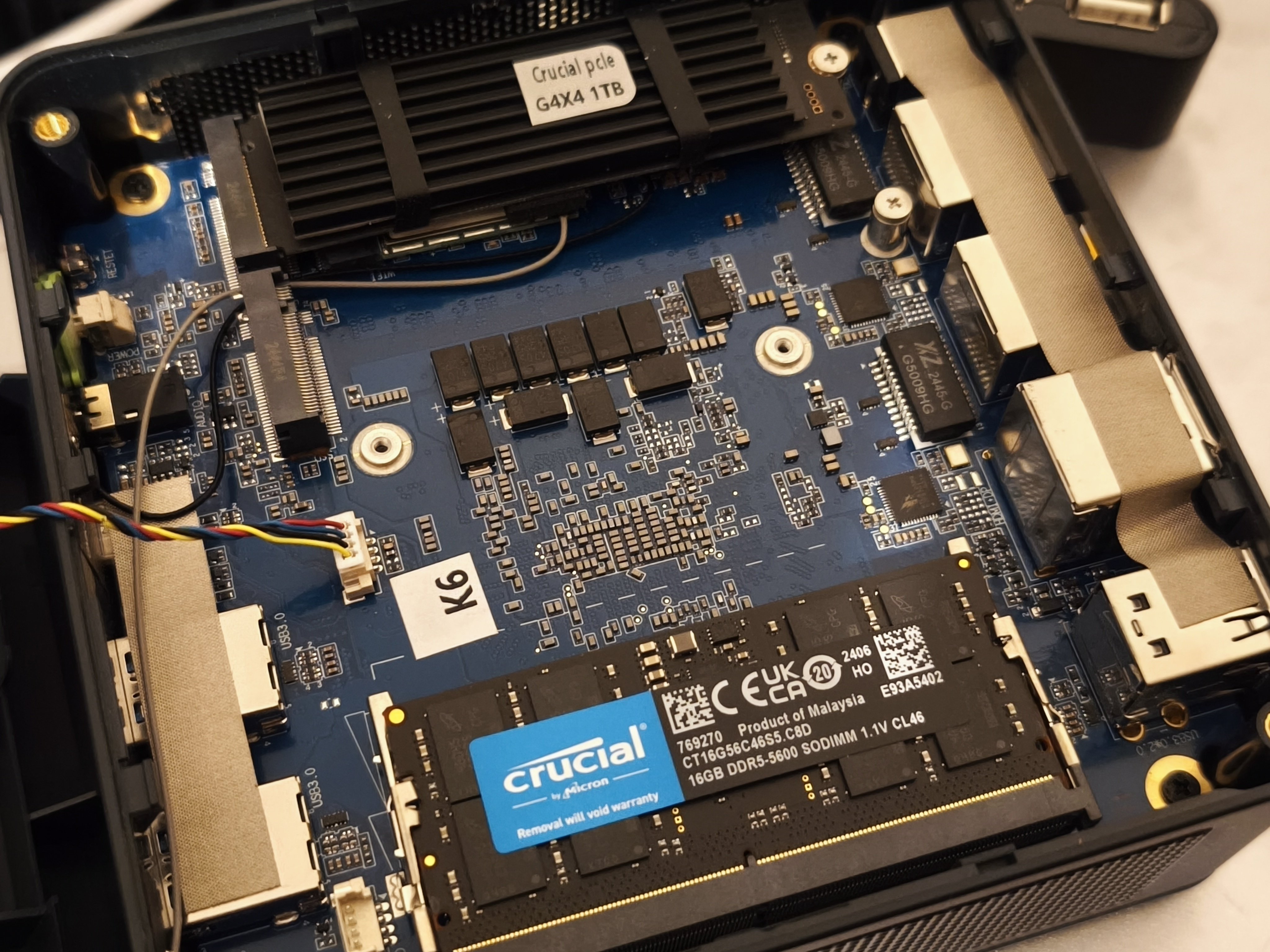 ミニPC(Nucbox K6)のメモリ増設(Quad-Channel化)による内蔵GPU高性能化