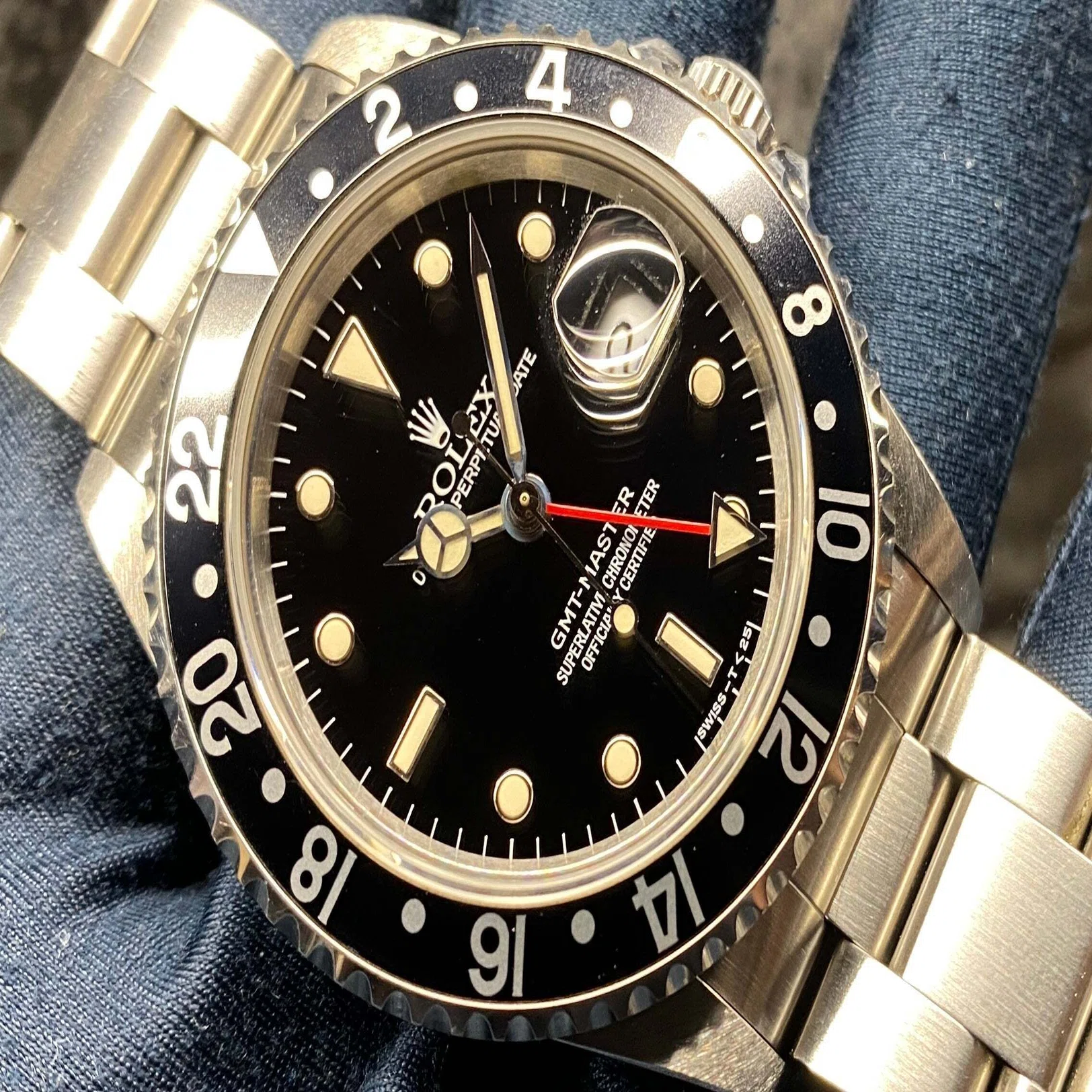 パティーナバキバキ個体！ロレックス GMTマスター 16700 W番 シングル 