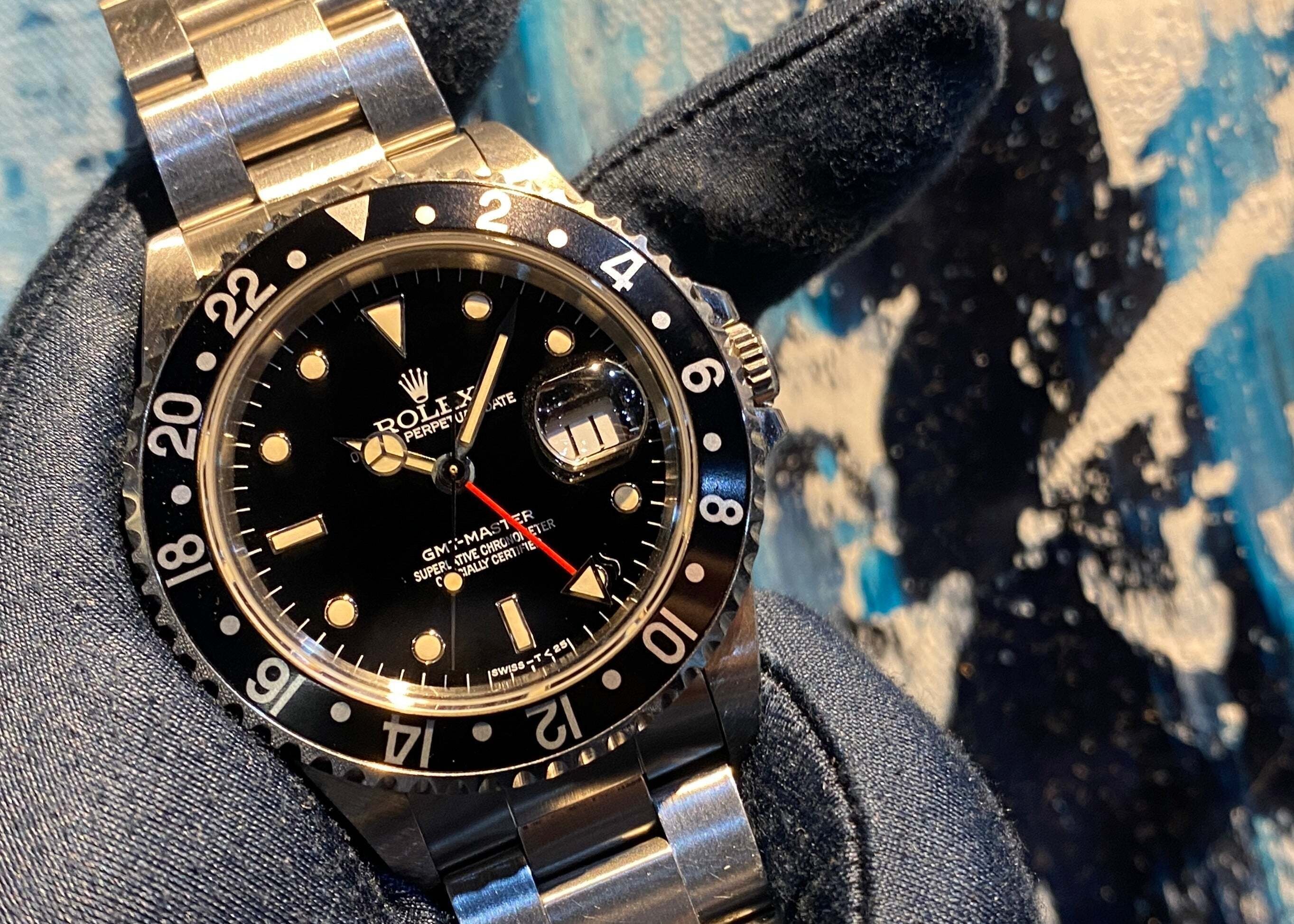 その他 yutan ロレックス(ROLEX)GMTマスター 16700 U番 トリチウム 赤青ベゼル