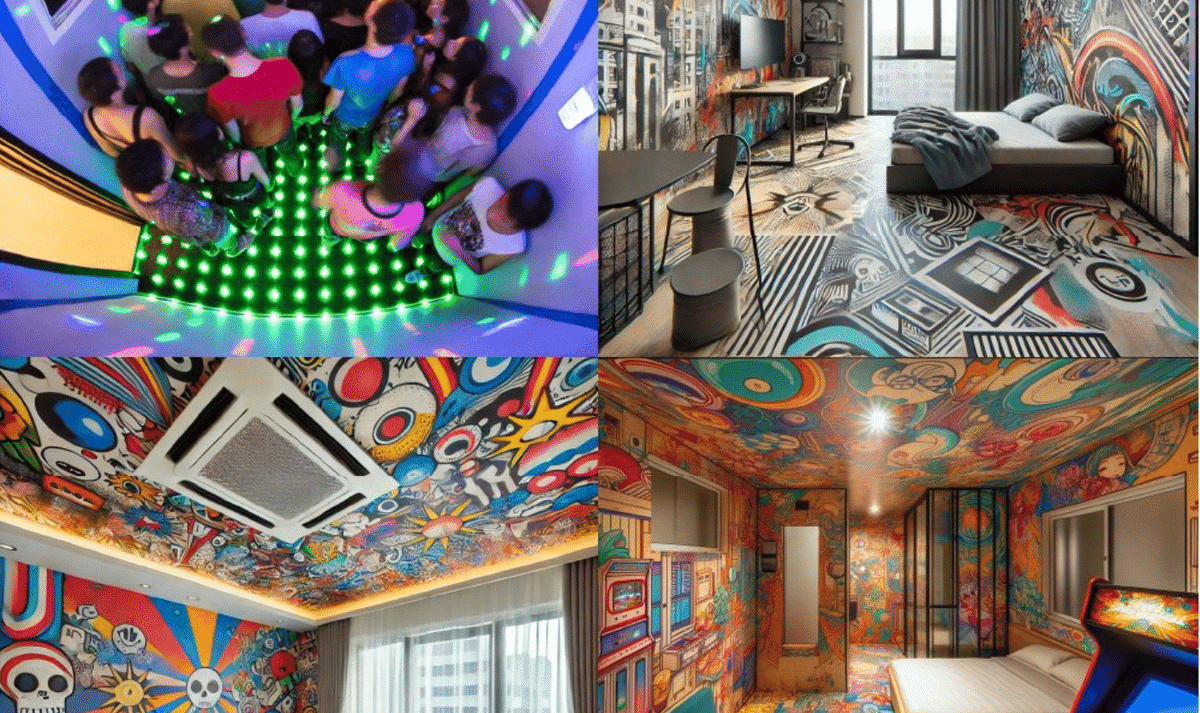 🏚️マンションの部屋全体がアートに！🎨✨現代アートとNFTを