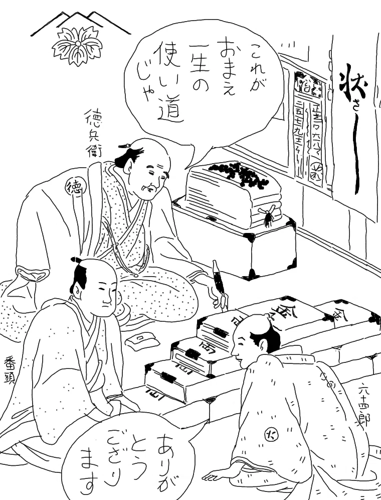 手描き 張大千 人物図 双円掛軸 酒金紙仕様 一流万金談①～江戸の大人の絵本、その名は黄表紙｜歓怒（かんど）