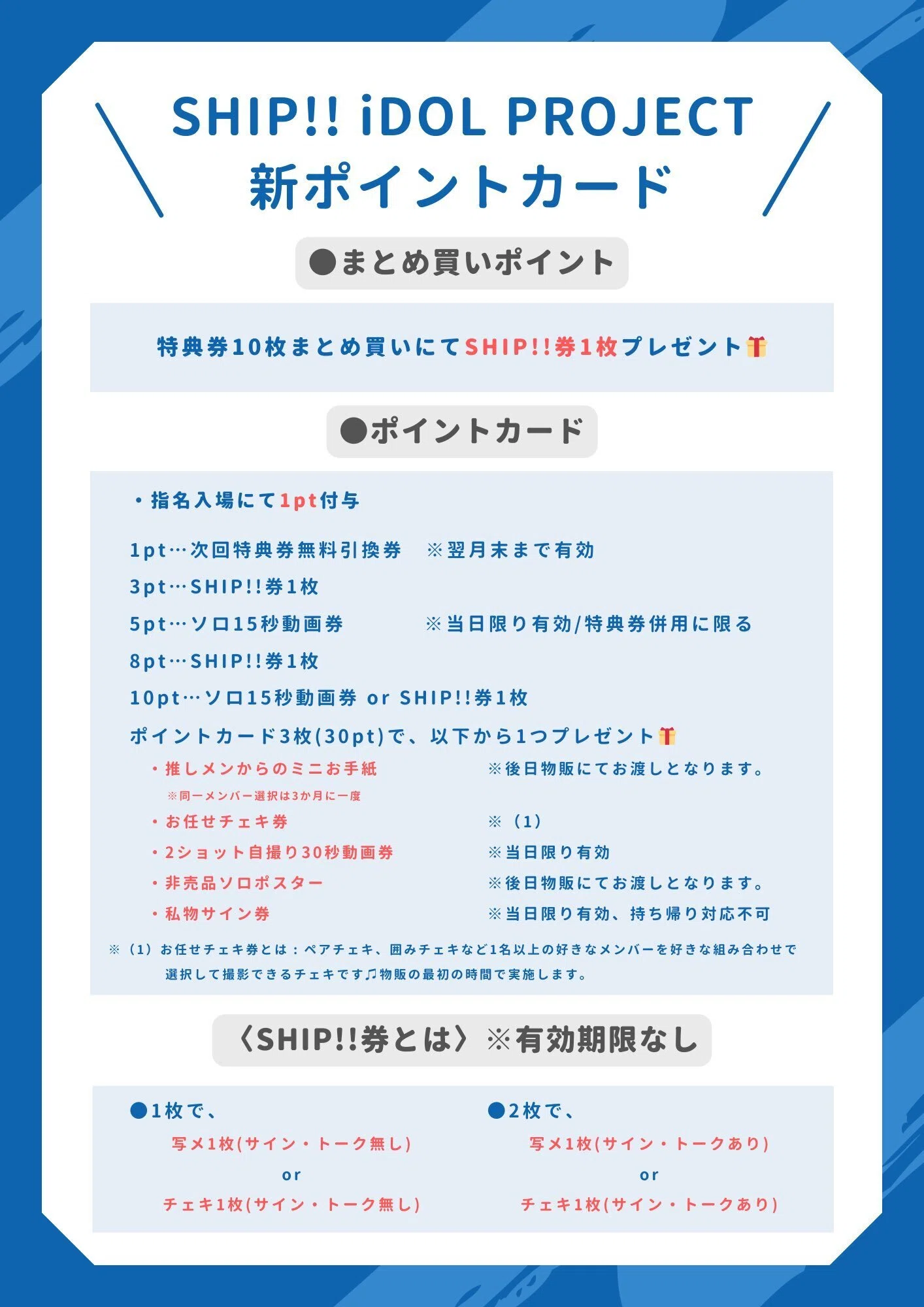 SHIP!! iDOL PROJECTのポイントカードってなに？｜SHIP!! iDOL PROJECT
