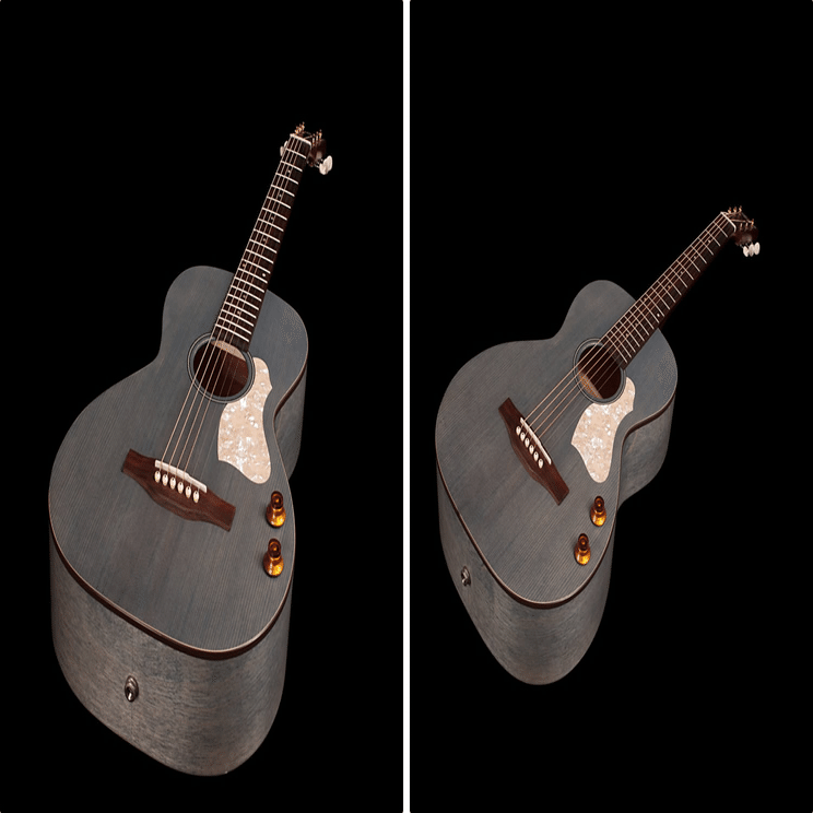 アート＆ルシアーによる渋いパーラーシェイプ「Roadhouse Denim Blue