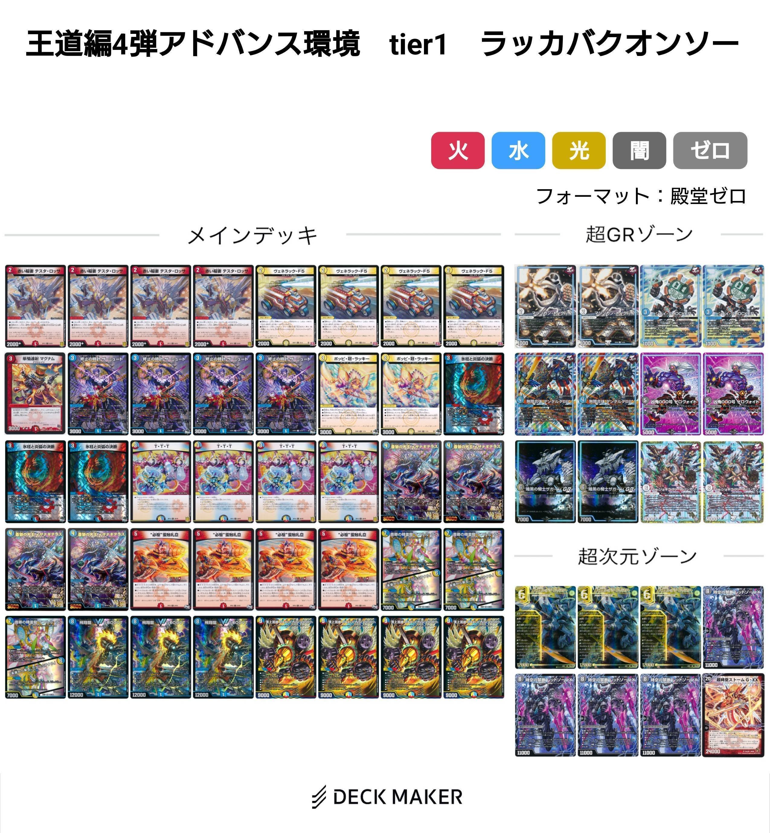 デュエマ　十王編　ゲートボール　デッキ7個まとめ売り デュエマ 十王編 ゲートボール デッキ7個まとめ売り - メルカリ