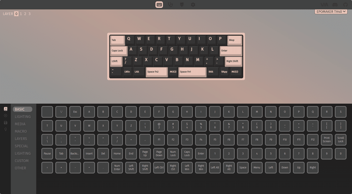 EPOMAKER TH40というキーボードについて 勝手にレビュー｜ひなたふぐ