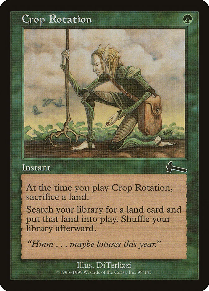 EDH】《迷える探求者、梓》1枚解説：輪作/Crop Rotation｜Balan