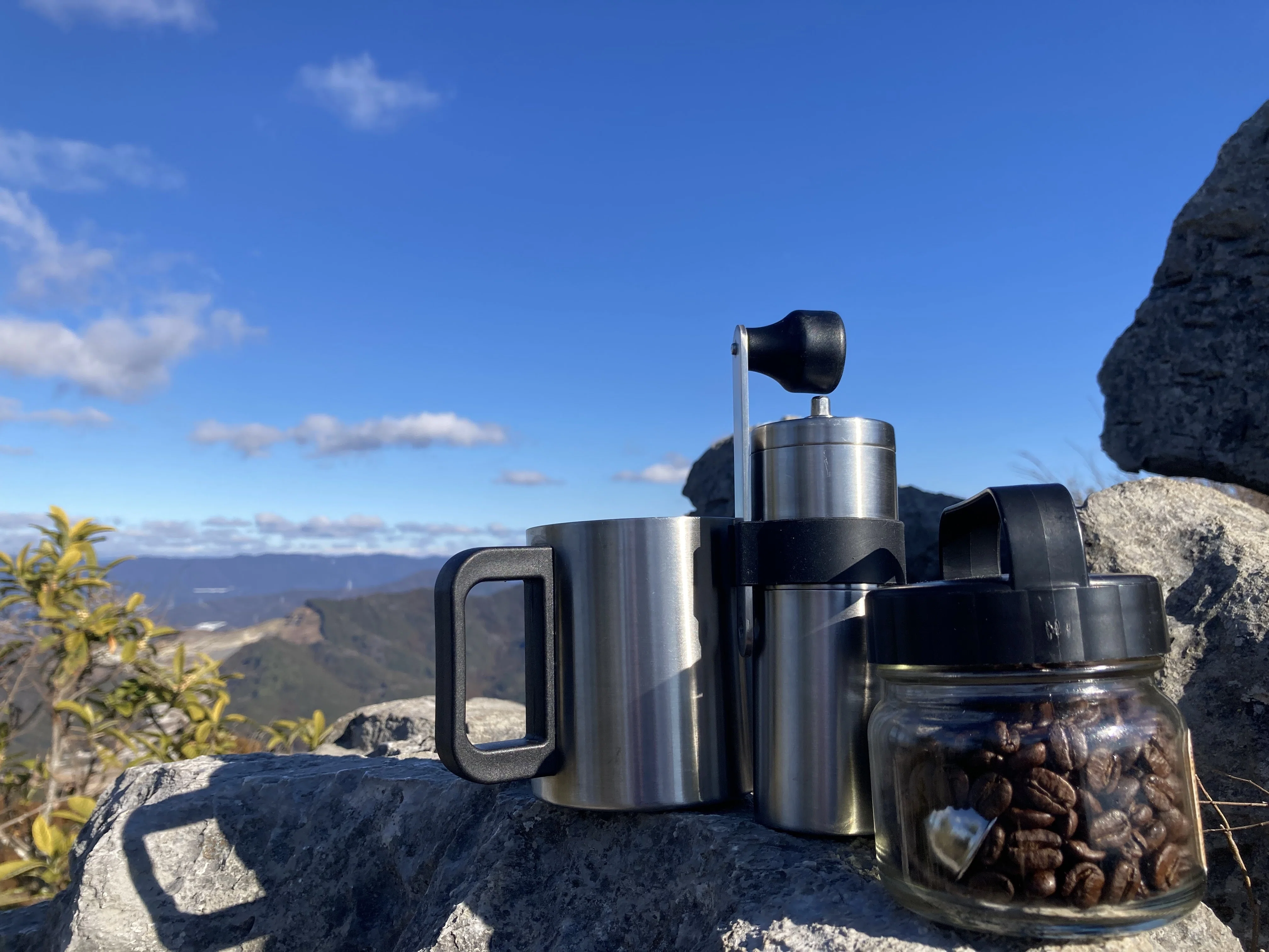 石巻山で山頂コーヒー｜かーでぃ / KAMADA Makoto