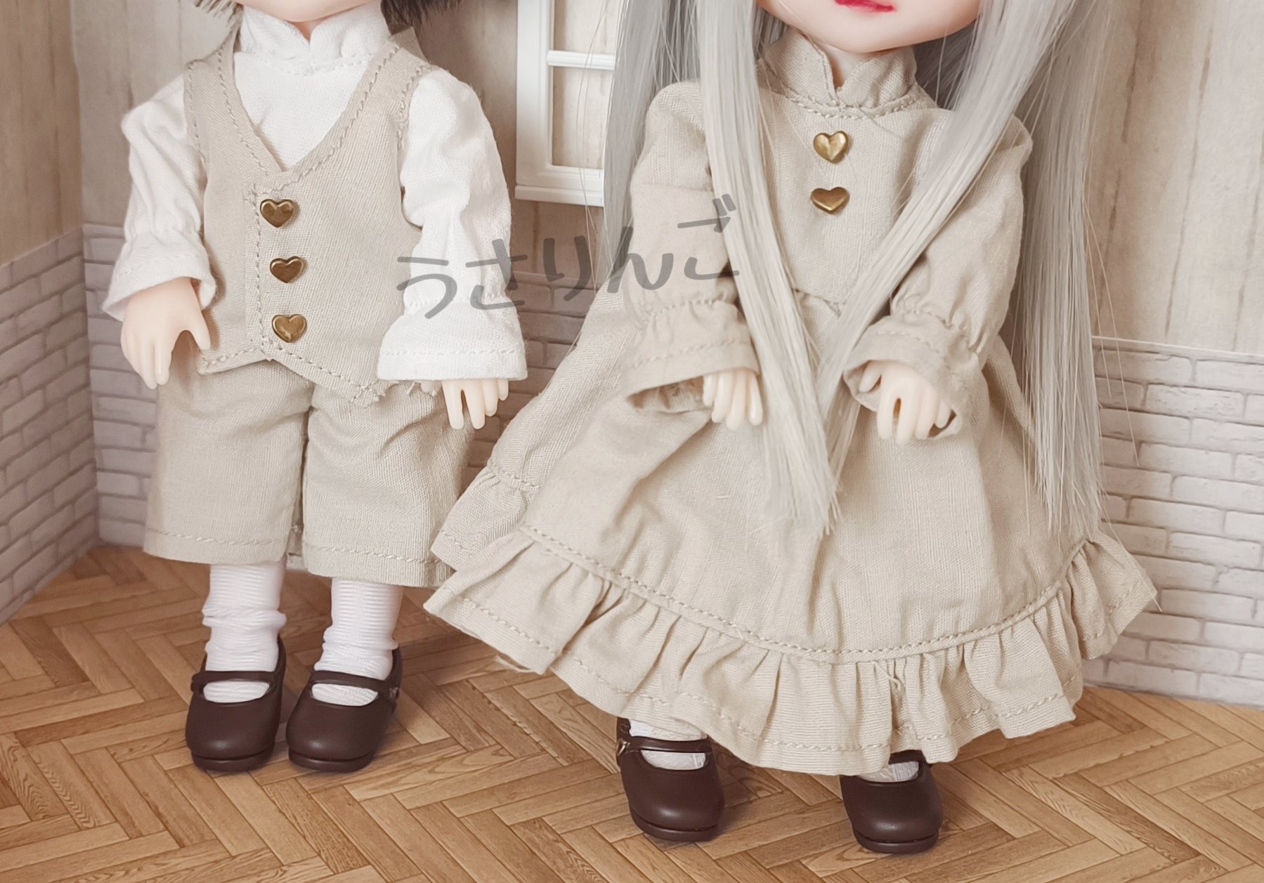 Sasaki様専用 セリアドール10センチ用 ドール服4点