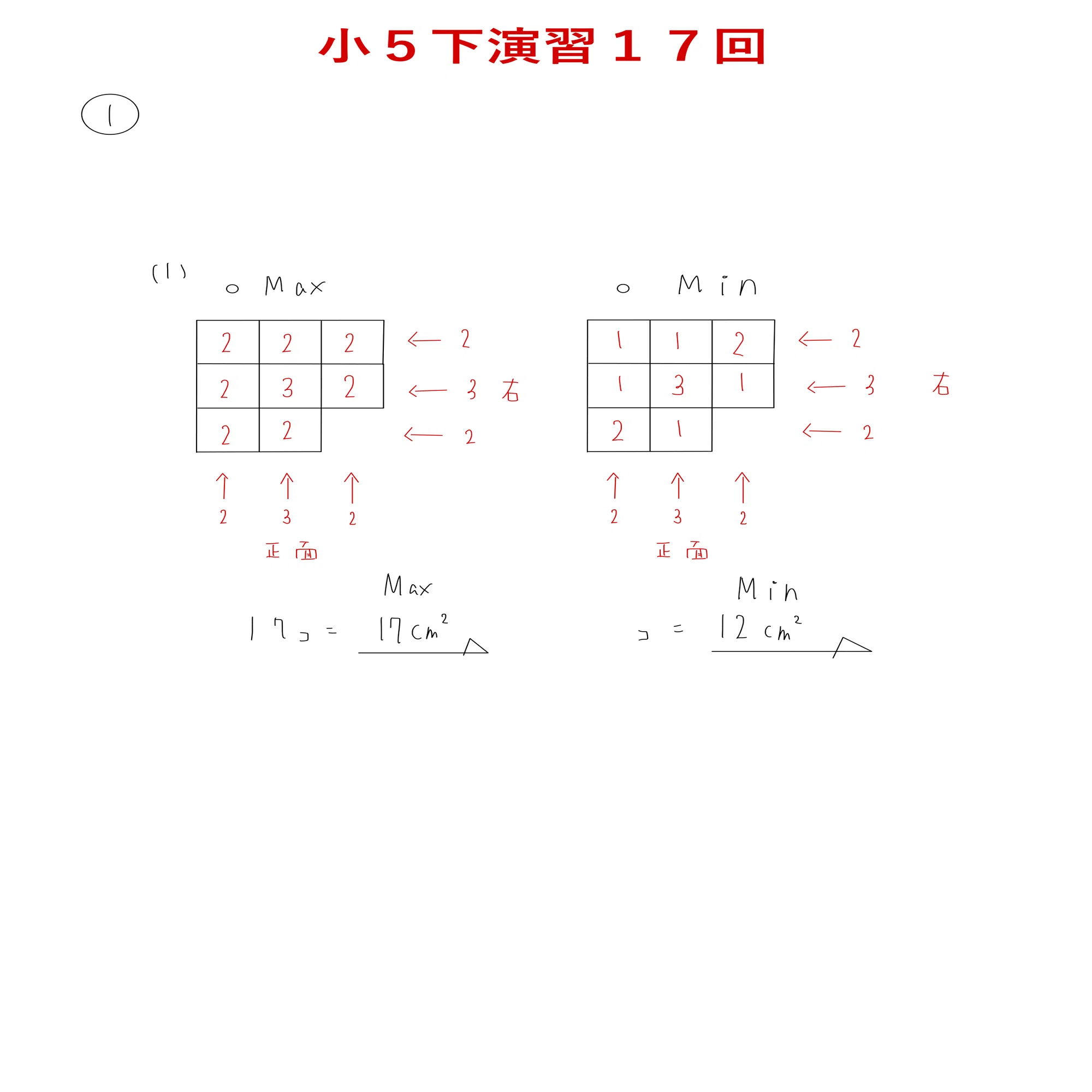 2024年予習シリーズ：小5下演習問題集：第17回の解答解説（実践