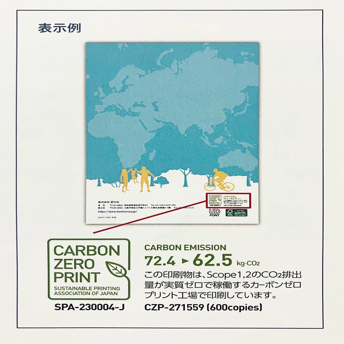 全ての印刷物を環境配慮型プリントに！CO₂算定からはじめる研文社の