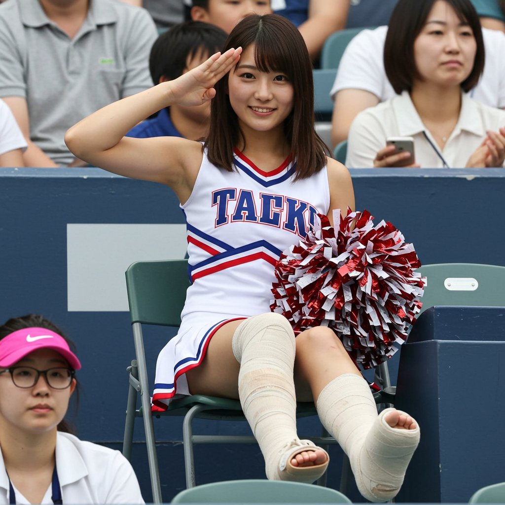 チアリーダー　脇 