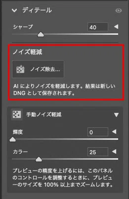 [Adobe AI Denoise] Adobe Lightroom & Camera Raw's AI 