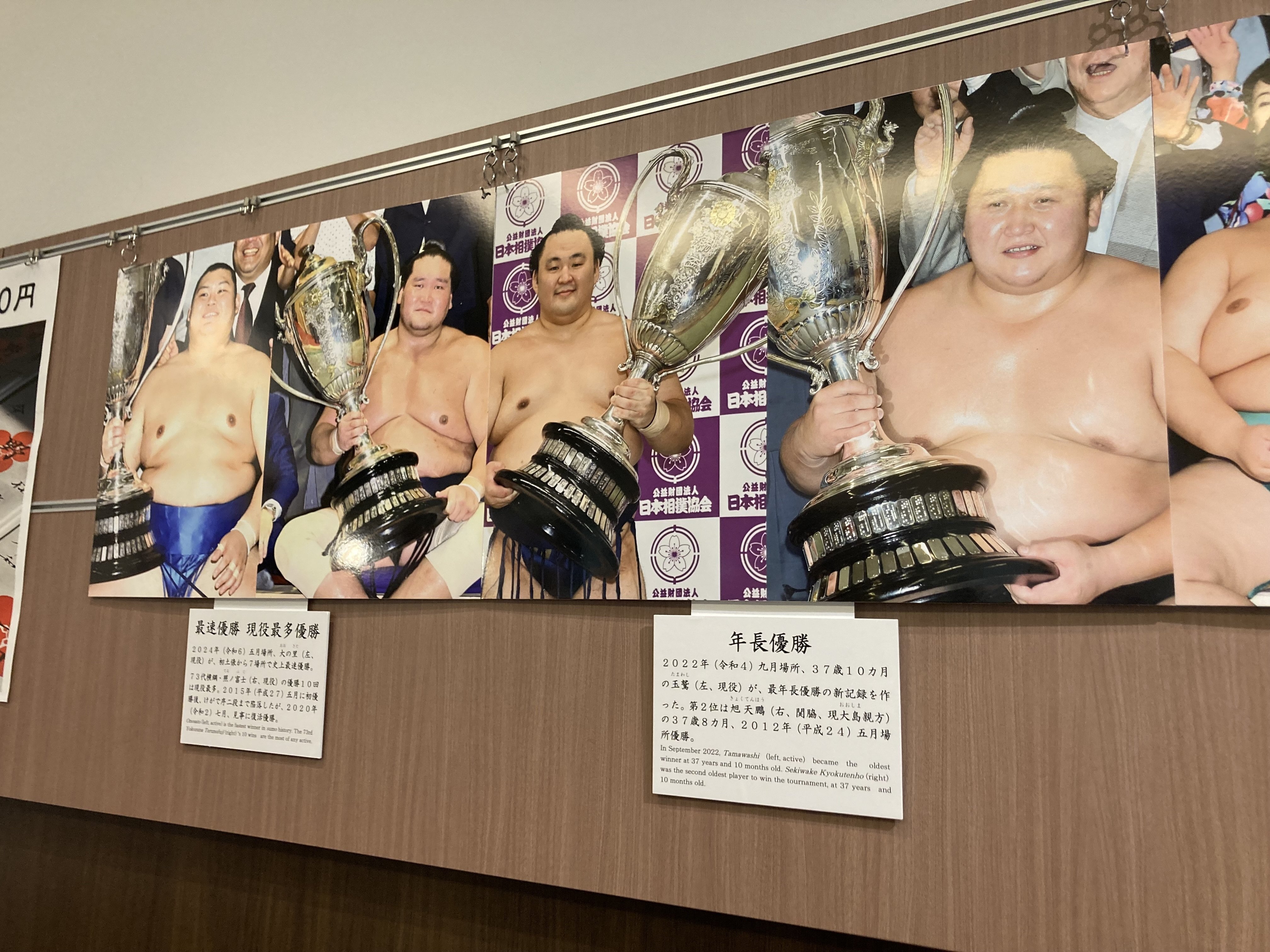 相撲博物館の新年度展示は「優勝力士〜大相撲この100年