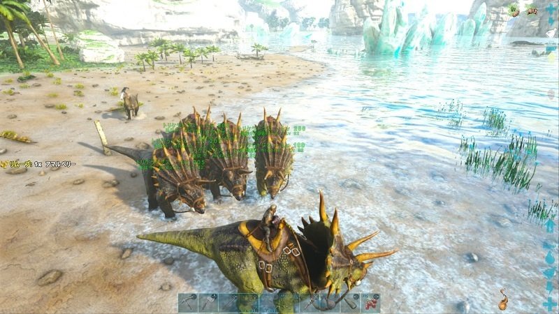 ARK（PS4）のクリスタルアイルズで、ARKへの理解を深める②＆