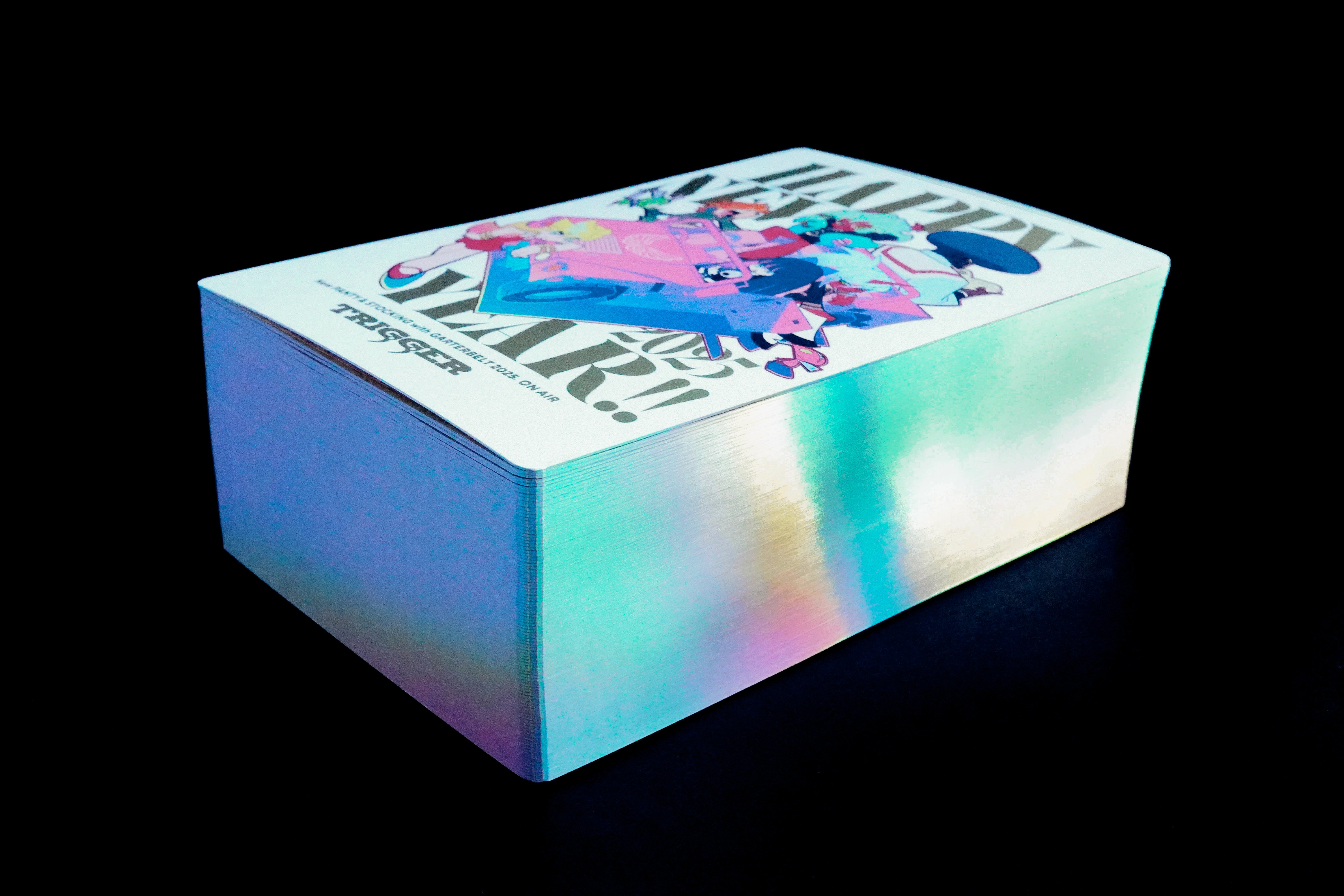 株式会社トリガー 2025年 年賀状 箔押し加工の裏側」｜コスモテック