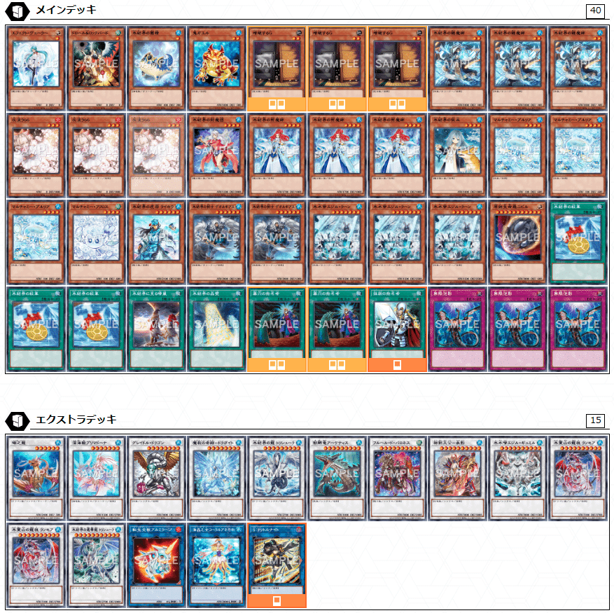 遊戯王 - 遊戯王　氷結界　本格構築済みデッキ　氷水帝エジルラーン　灰流うらら　マルチャミー 遊戯王 氷結界 本格構築済みデッキ 氷水帝エジルラーン 灰流