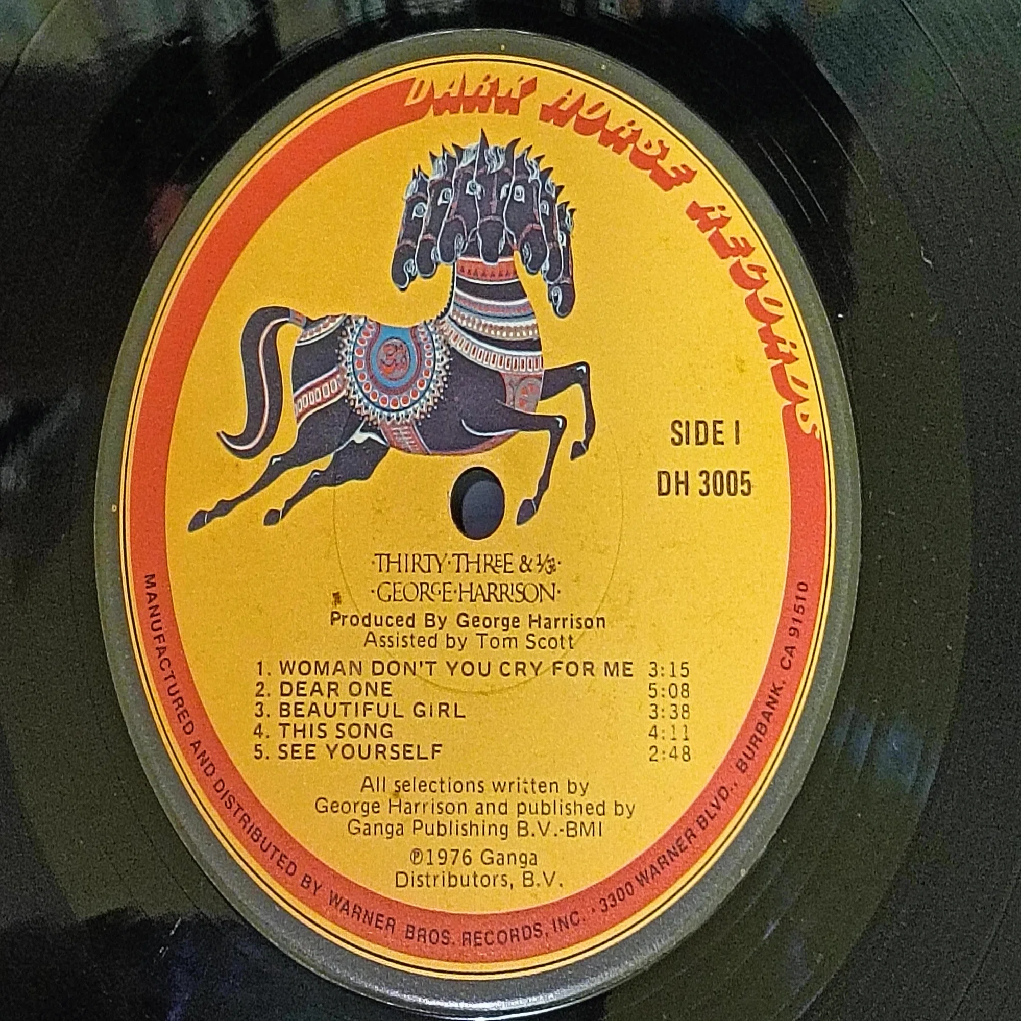 Thirty Three & 1/3】(1976) George Harrison ダーク・ホース1作目と 