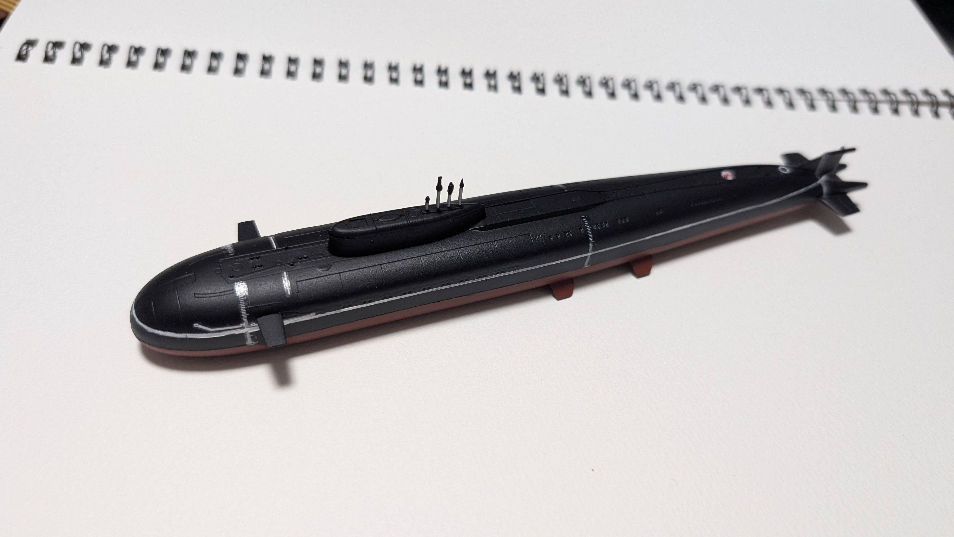 プラモデル制作記】童友社 1/700ロシア海軍オスカーⅡ級潜水艦 プラモデル制作記】童友社 1/700ロシア海軍オスカーⅡ級潜水艦