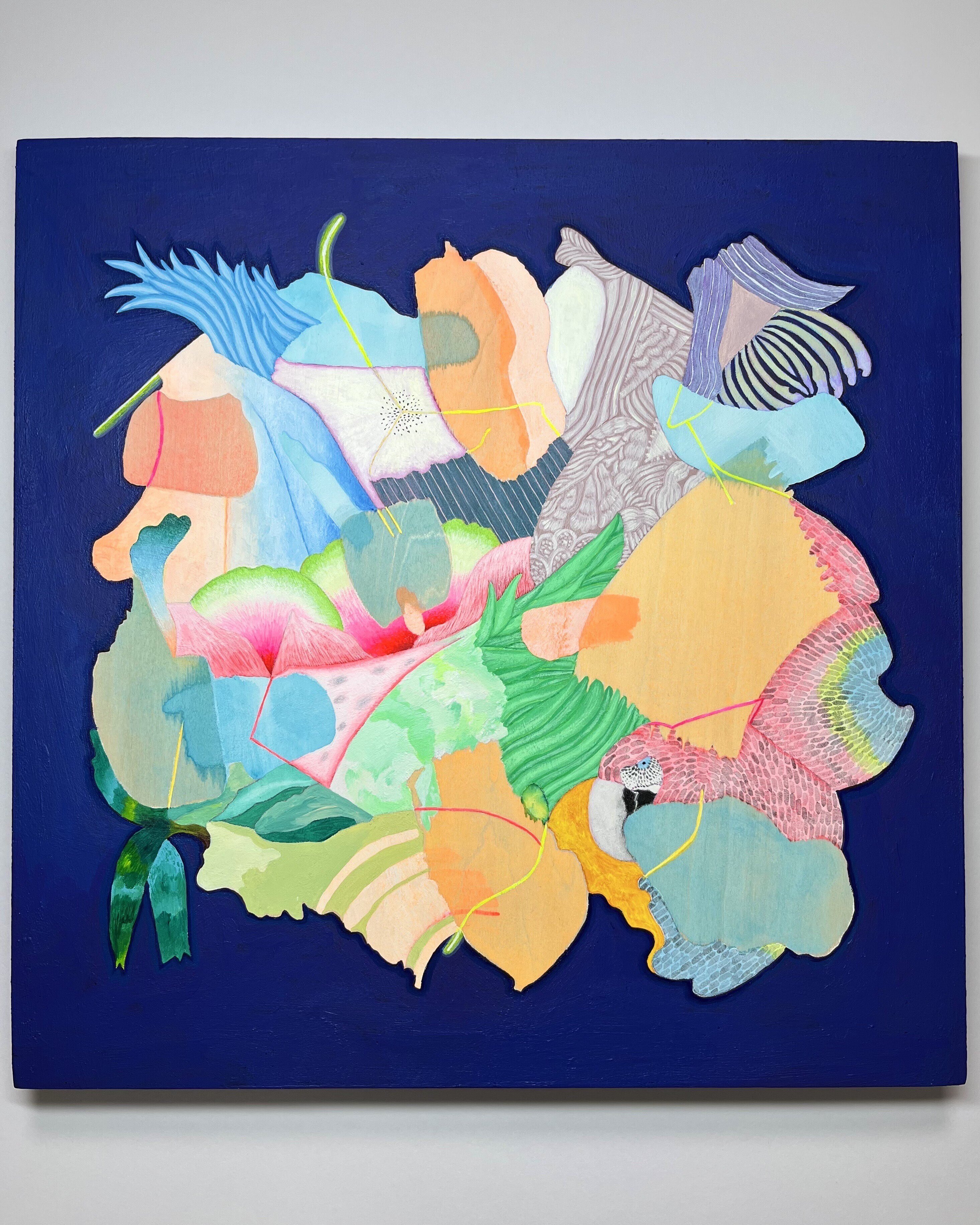 平面の中に、無限に広がる世界を描く 画家・仲 紗如美（なか さゆみ