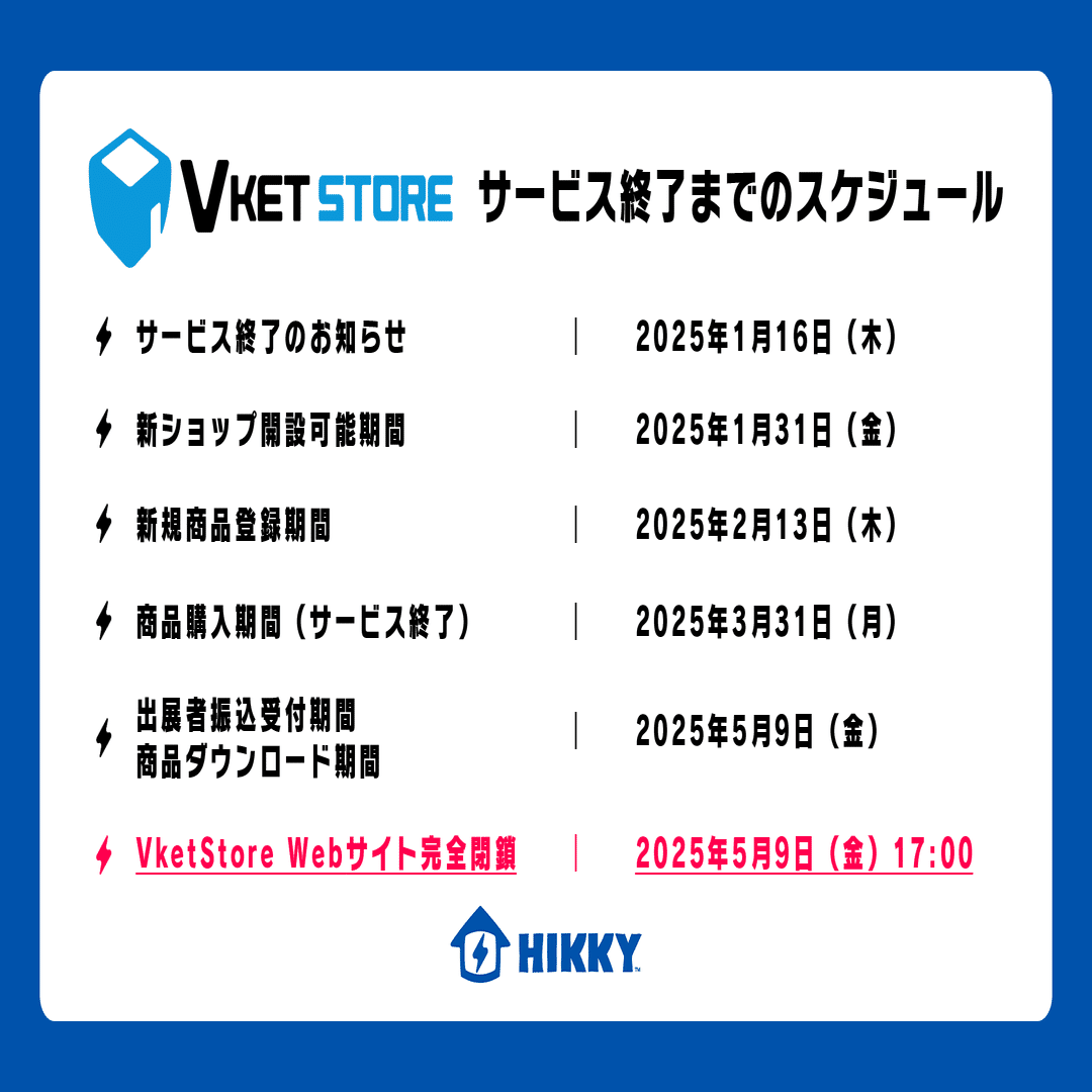 実話時代、値段設定はザッパです！ご購入前にコメントお願いします！ Vket Storeサービス終了のお知らせ｜Vketマガジン by HIKKY