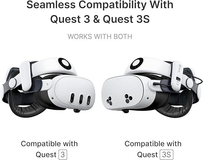 BOBOVR S3 Pro バッテリーストラップ|Meta Quest 3/3S ユーザー BOBOVR S3 Pro バッテリーストラップ|Meta Quest 3/3S ユーザー