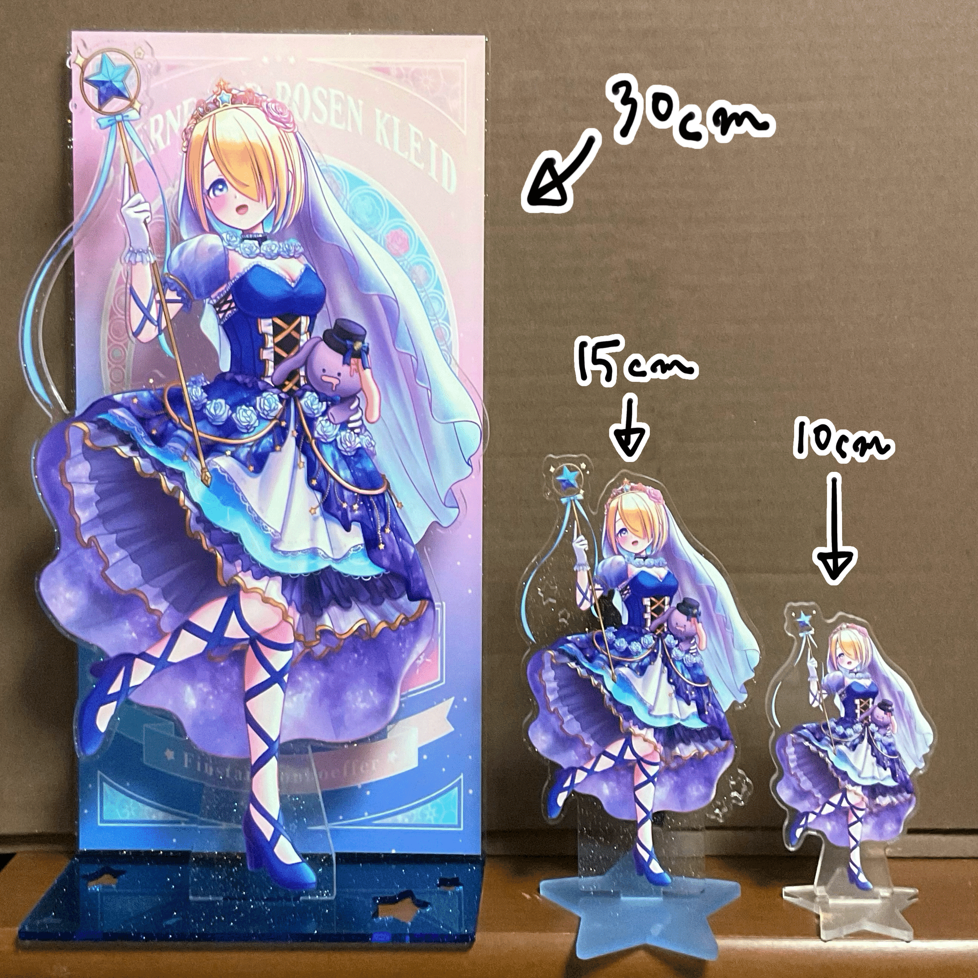 人生初！30cmのBIGアクリルスタンドを発注してみた！｜れぐるす