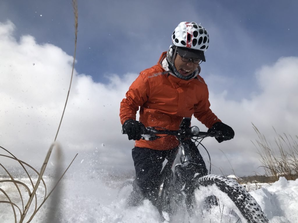 産山村 雪上マウンテンバイク 100分耐久ライドパーティー｜うぶやま