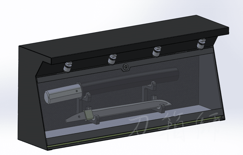 卓上短刀箱2.0の拵同時展示仕様への改造について①｜刀箱師の日本刀