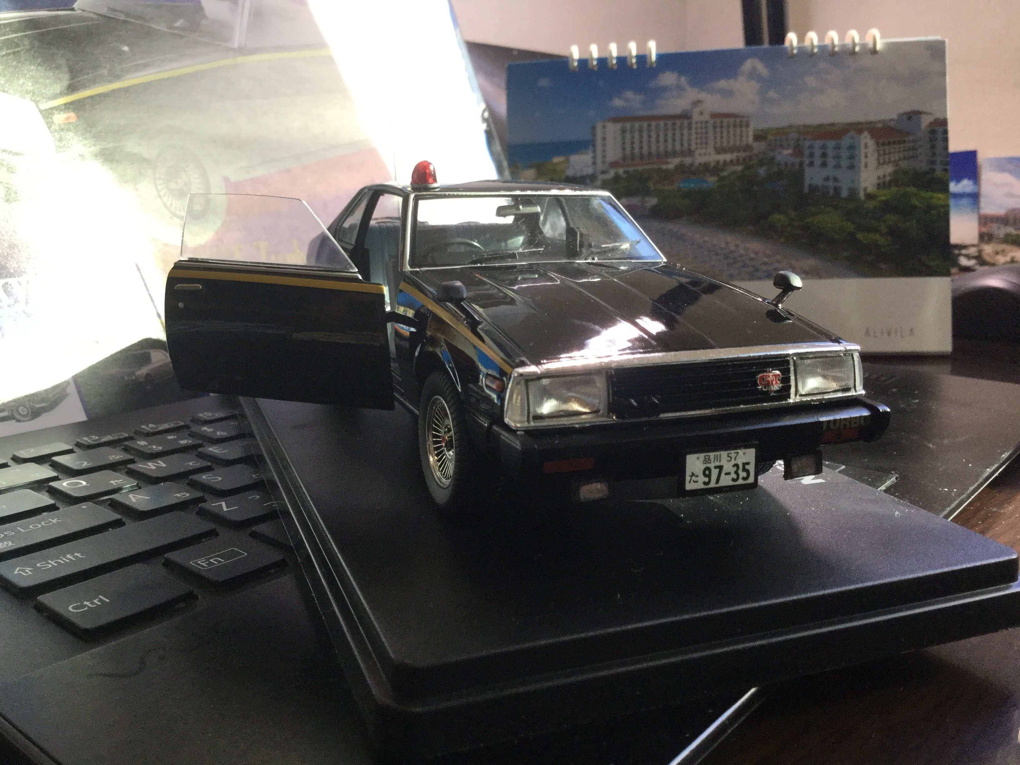 スカイラインジャパン1/24完成品 アオシマ製1/24 日産スカイライン2000GTターボ “ジャパン” 完成