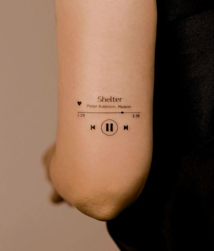 音楽のタトゥー：音楽への愛をカラダに刻もう 🎶✨｜Thomas Brown