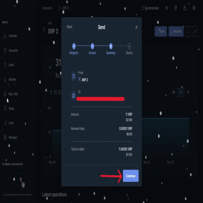Ledger Liveから私のリップル（XRP）をすべて送る方法｜Barbara
