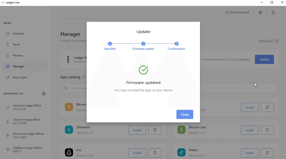 Ledger Nano S、Nano S Plusのファームウェアをアップデートする方法。｜Dorothy