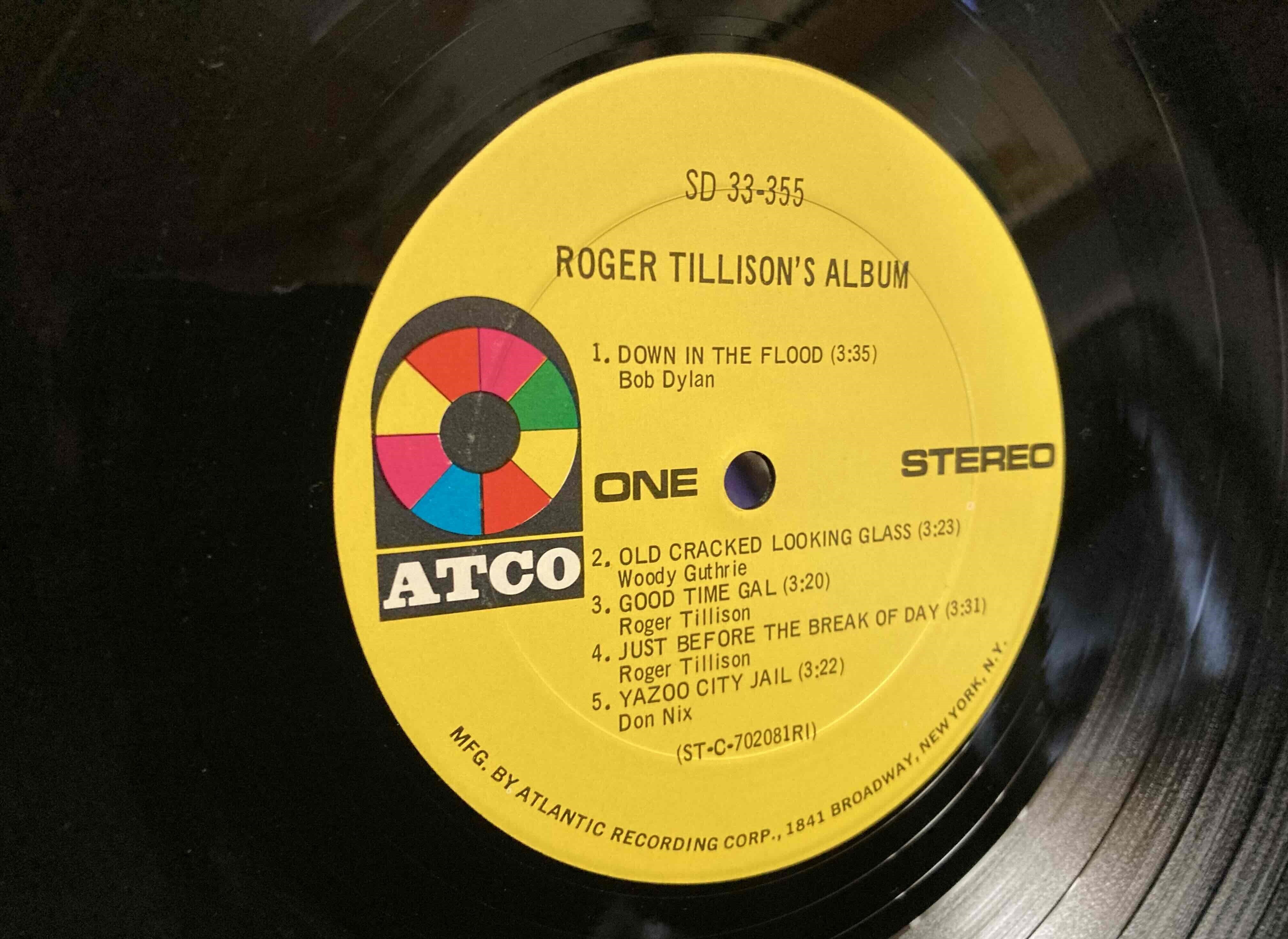 Roger Tillison [Roger Tillison's Album] Atco SD-33-355