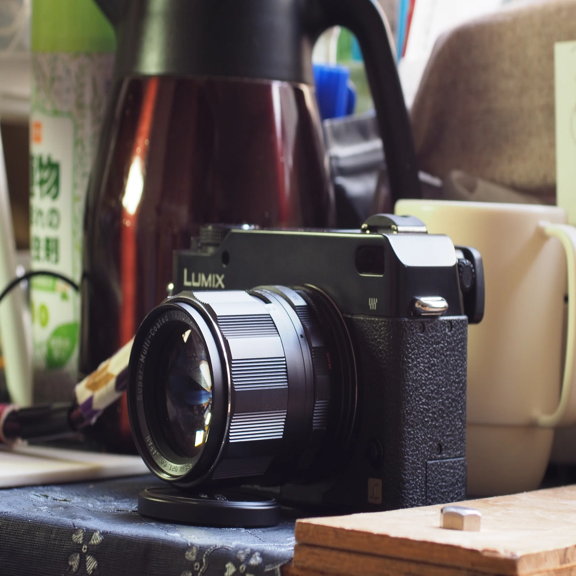 レンズ沼あれこれ：ルミックスL1とSuper-Multi-Coated TAKUMAR 105mm 