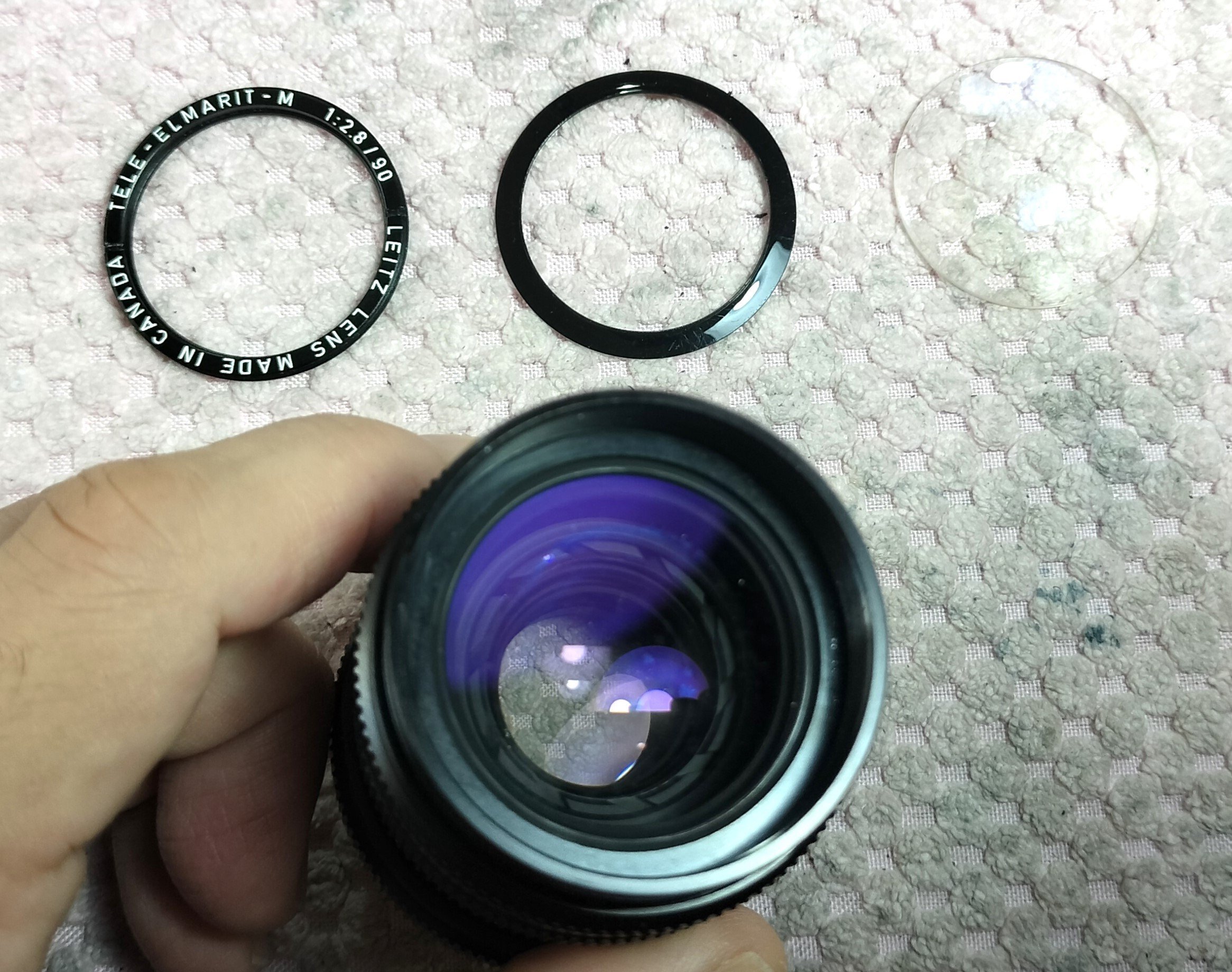 ライカ ELMARIT-M 90mm F/2.8の分解｜フィルムカメラ修理のアクアカメラ