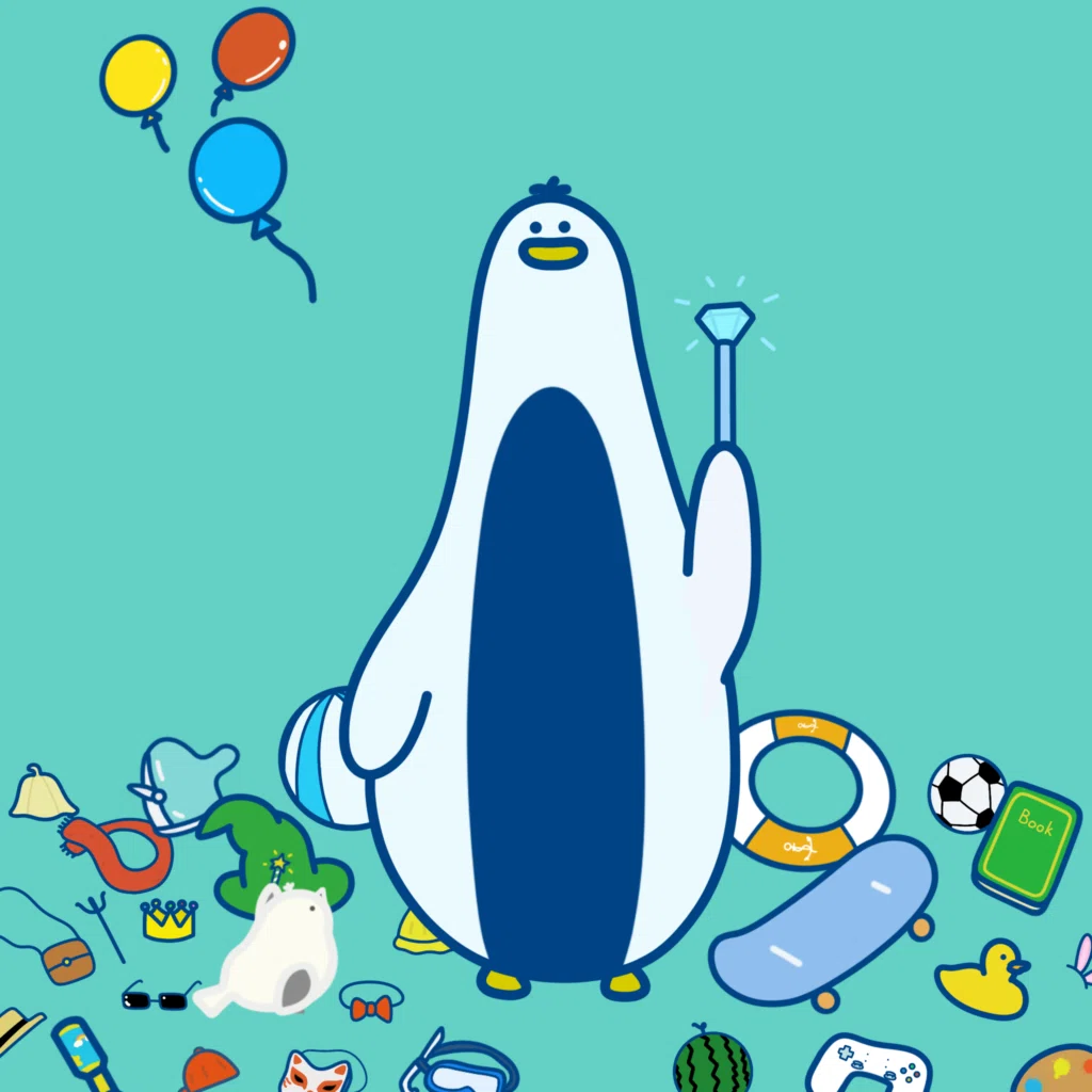 3本の毛が生えた海鳥を描く大学生クリエイター、とりちゃん｜NFT