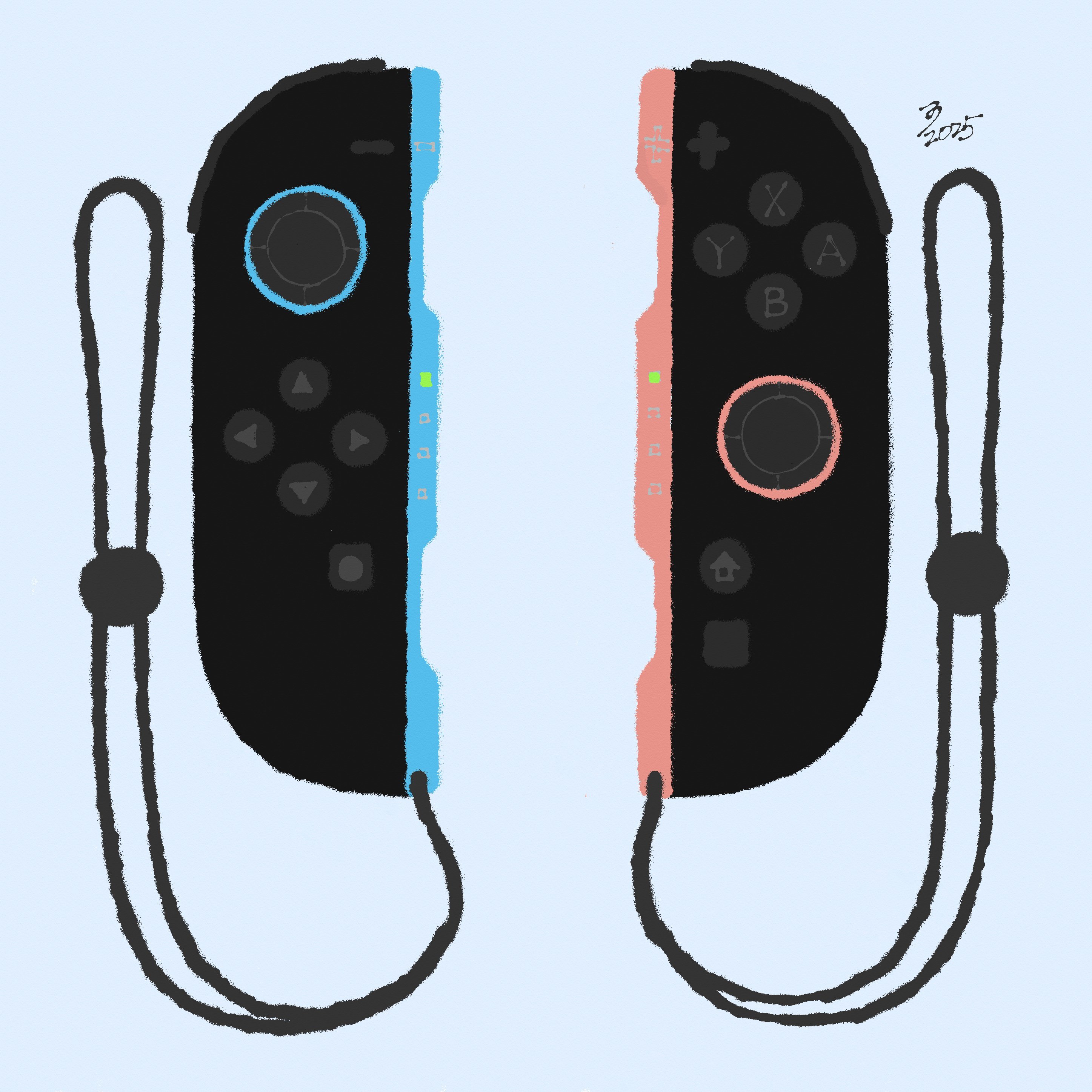 nintedo switch2 の絵 Nintendo Switch2のイラスト|上埜ヒデユキ
