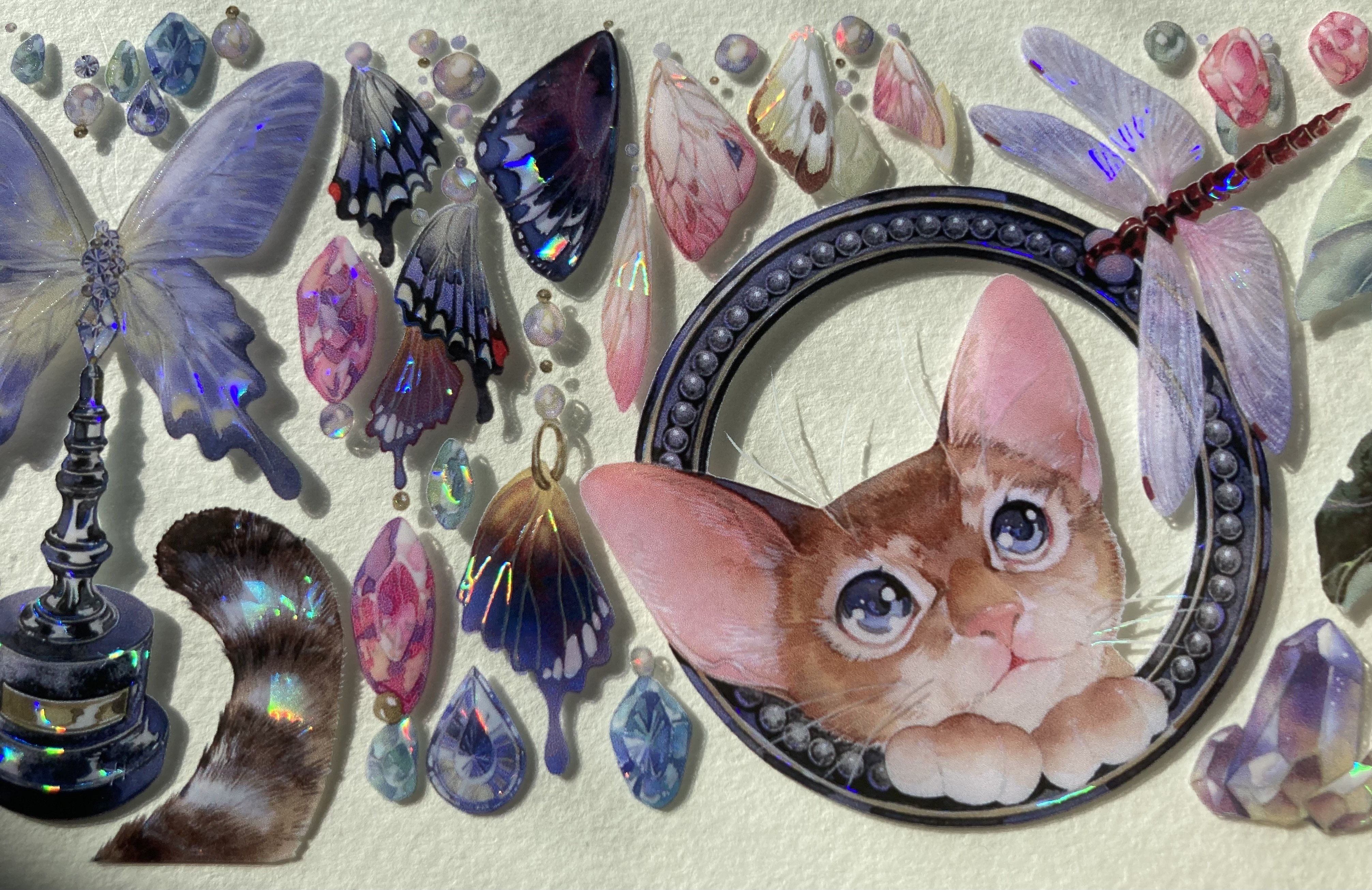 ⑥♡海外マステ♡ 魔法堂 さん 胭脂沧澜（贝壳光） sale 100【魔法