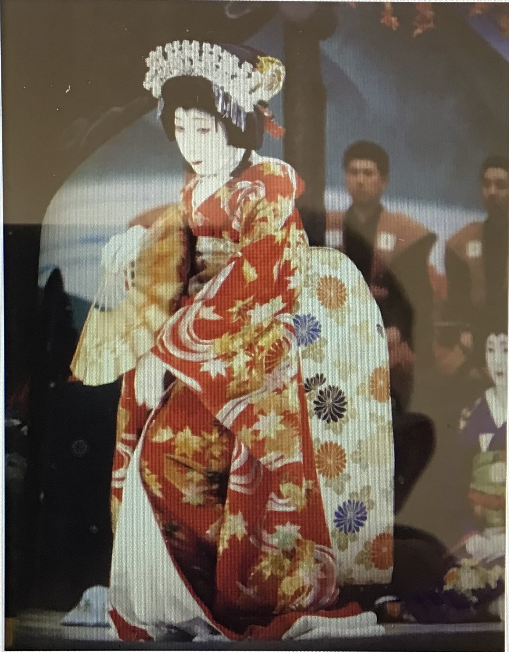 総桐箱付☆大衆演劇かつら 日本舞踊かつら 結い綿日本髪かつら