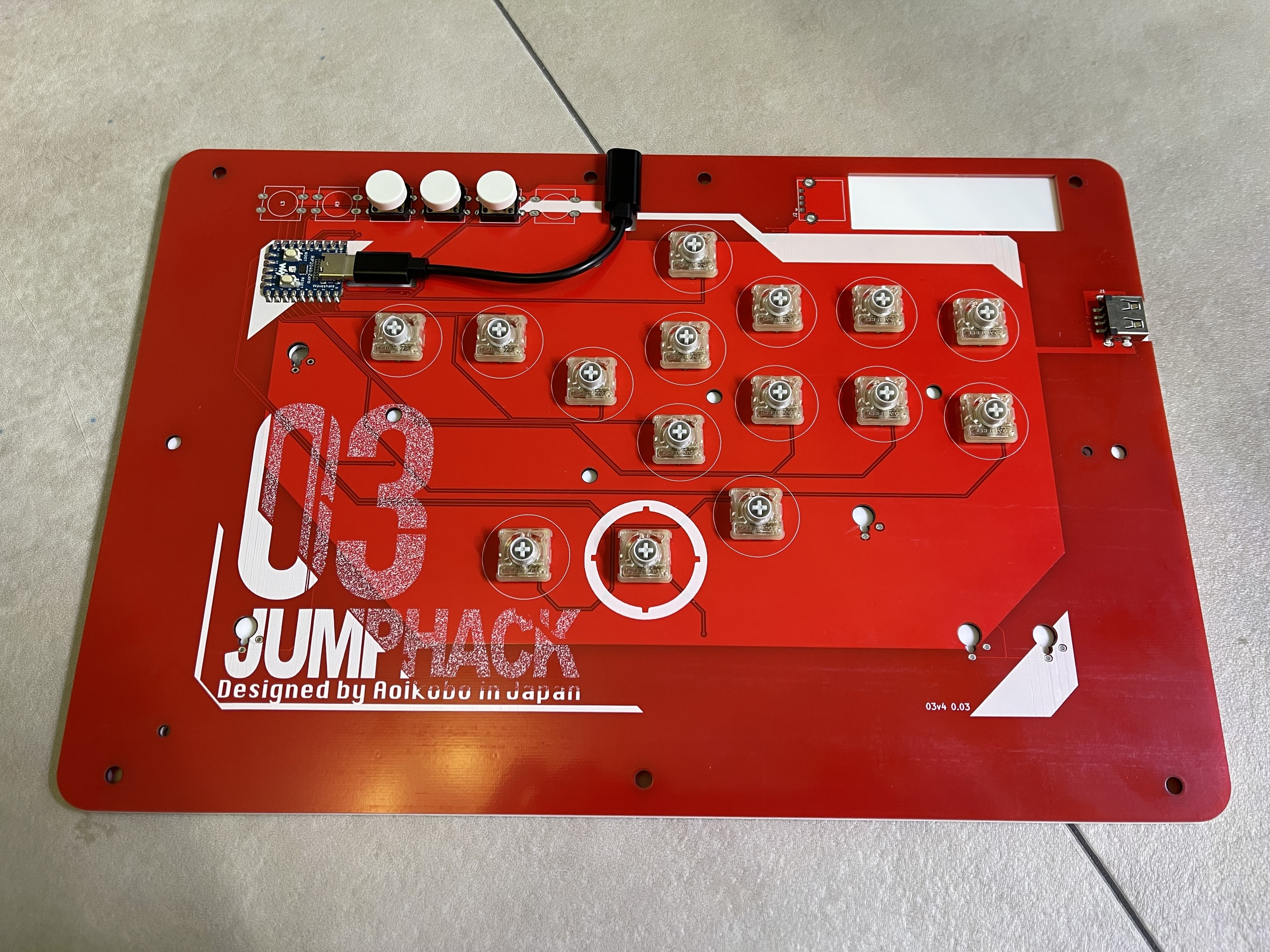 碧井工房JumpHack03（第3世代）自作キット組み立て方法（2025年1