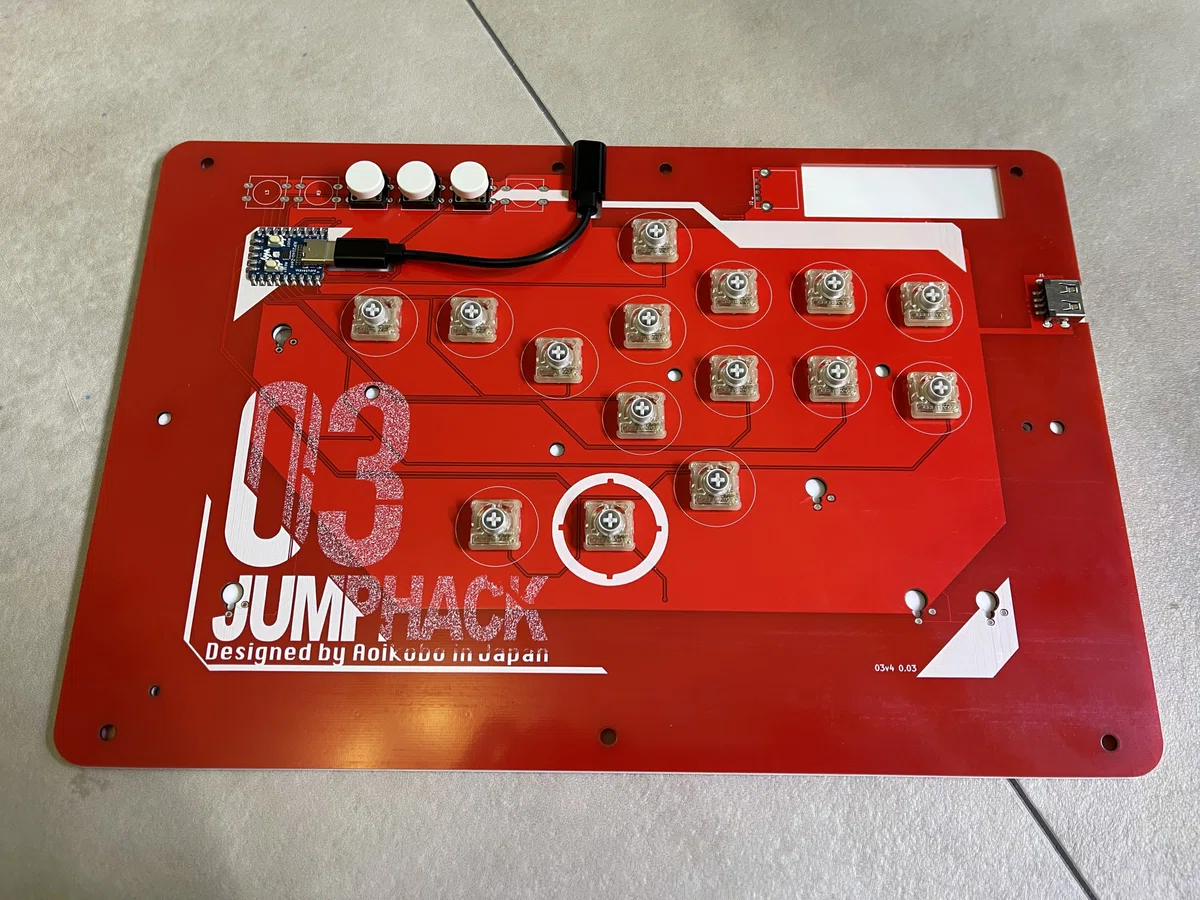 碧井工房JumpHack03（第3世代）自作キット組み立て方法（2025年1月発売 