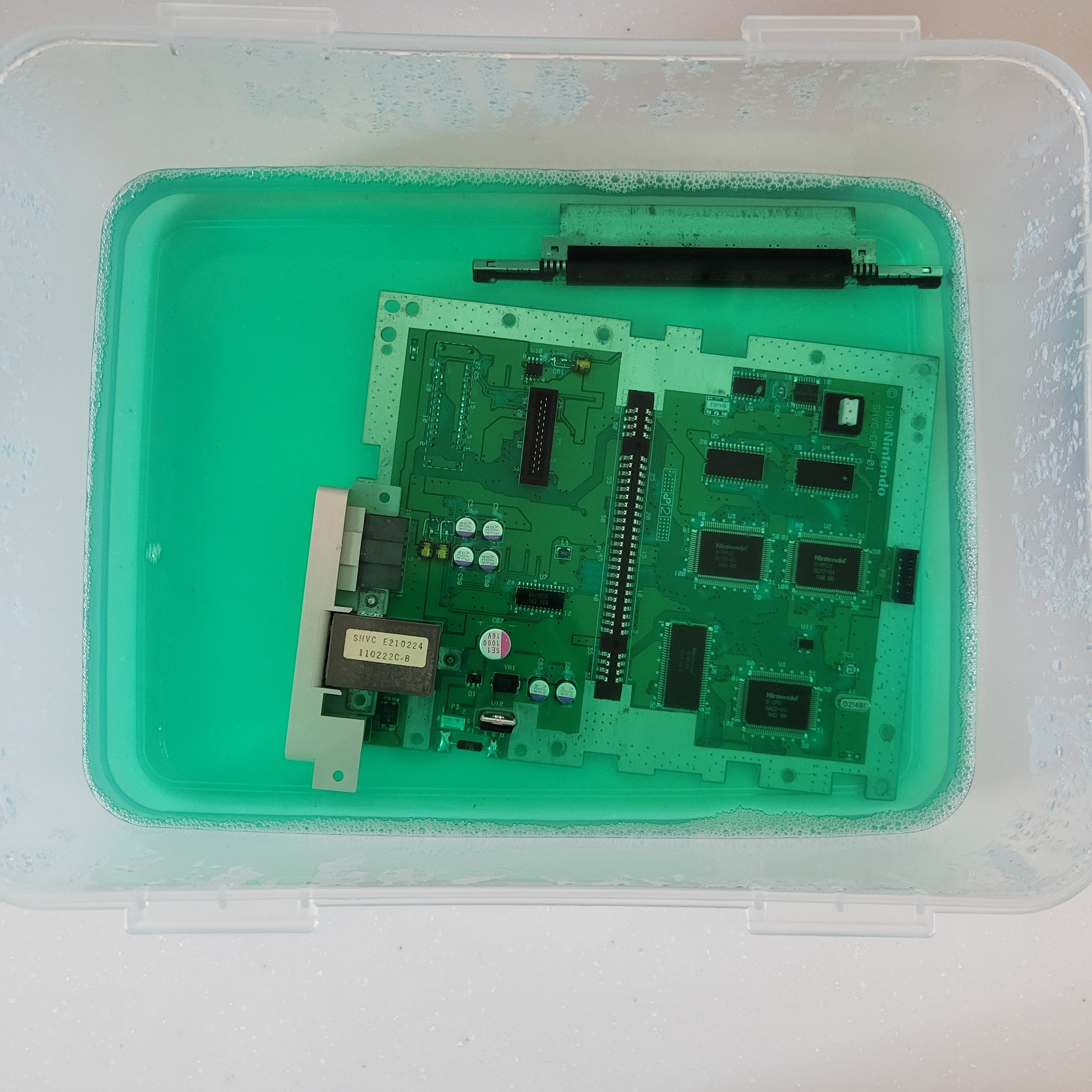 ✅映像コンデンサ新品交換　スーパーファミコン　令和使用レストアゲーム機 SFC_Hard_only_GPM-02_del-