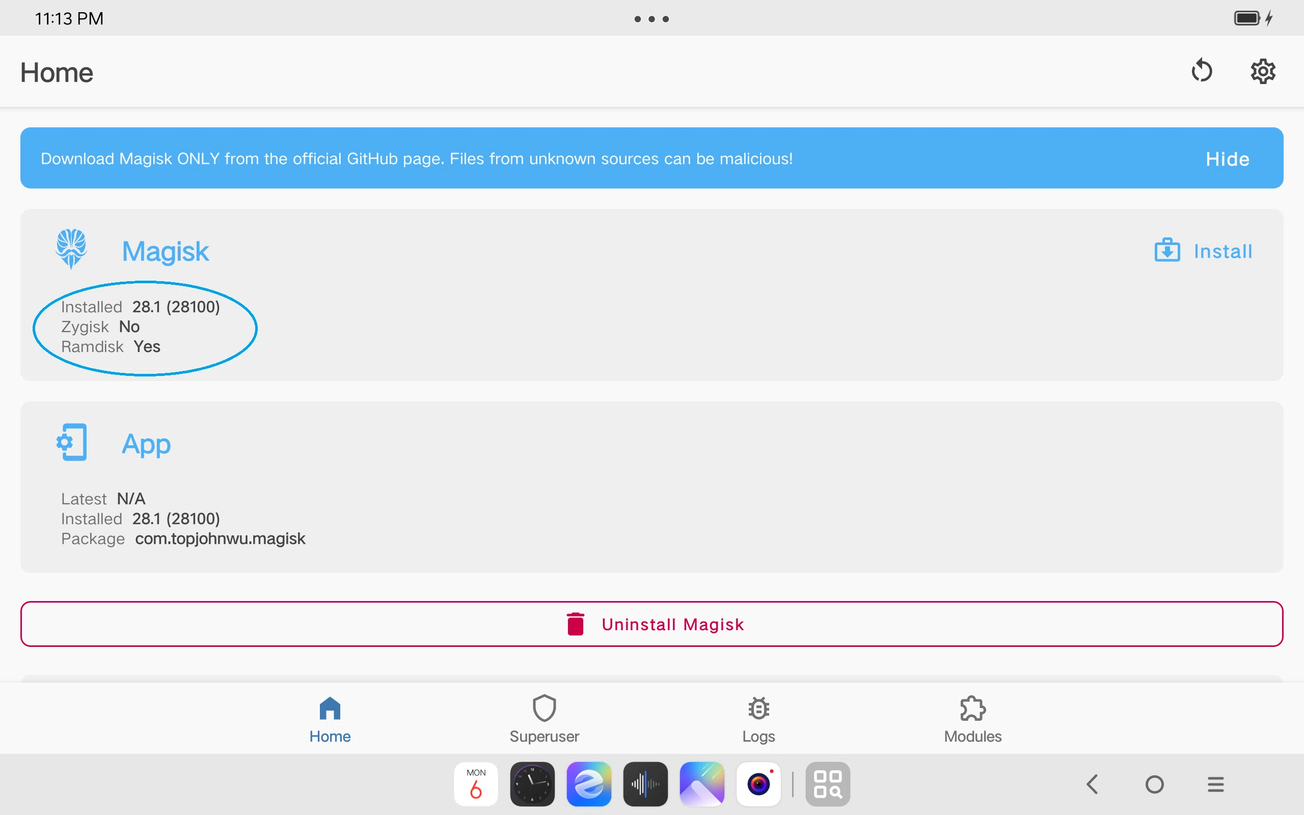 magiskのpatch｜limzei89
