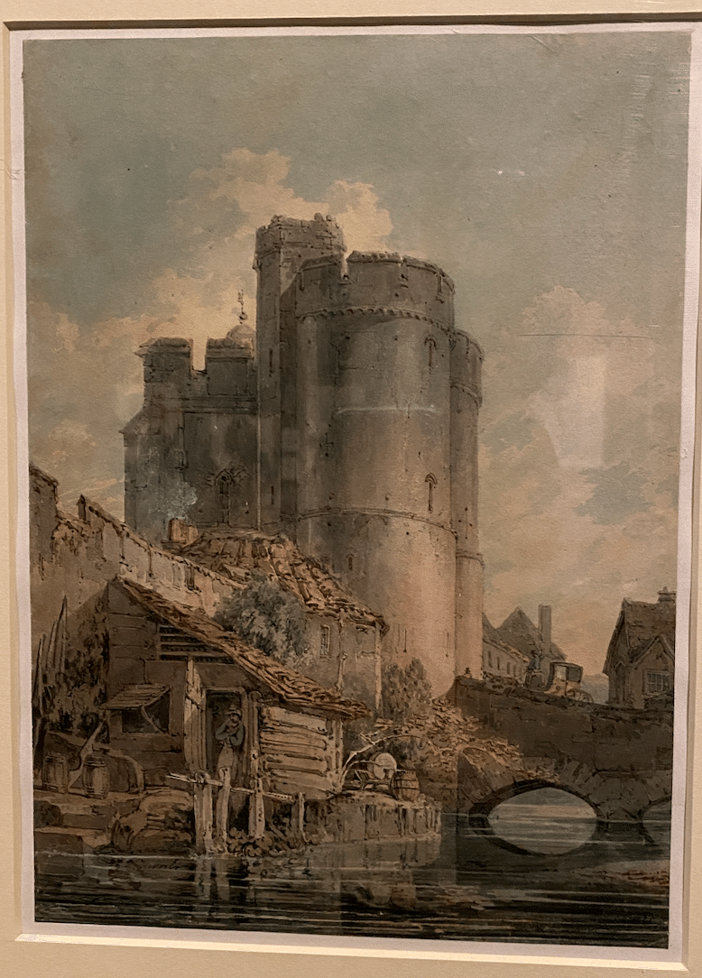 ウィリアム ターナー「フェルモス海岸」銅版画約16×24額縁37×44.6 cm