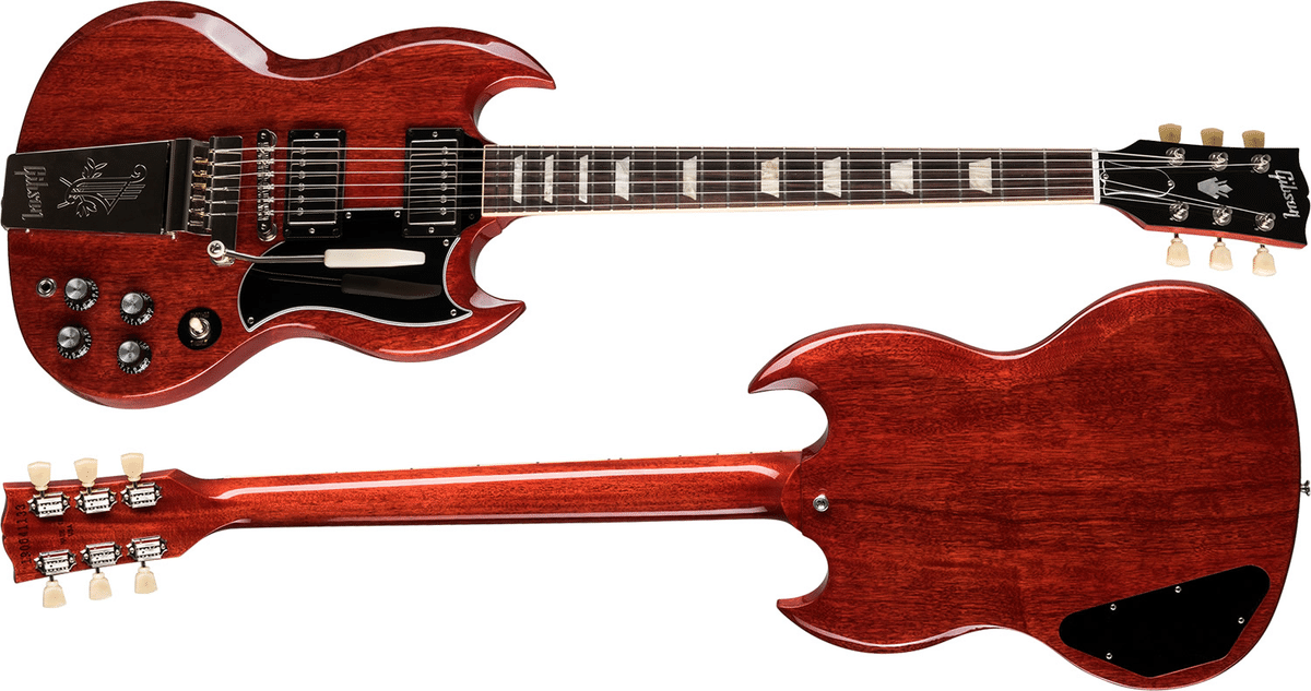 Maestro by Gibson SGマエストロ バイ ギブソン マエストロ・ヴァイブローラ搭載の1961年スタイル・ギブソンSG