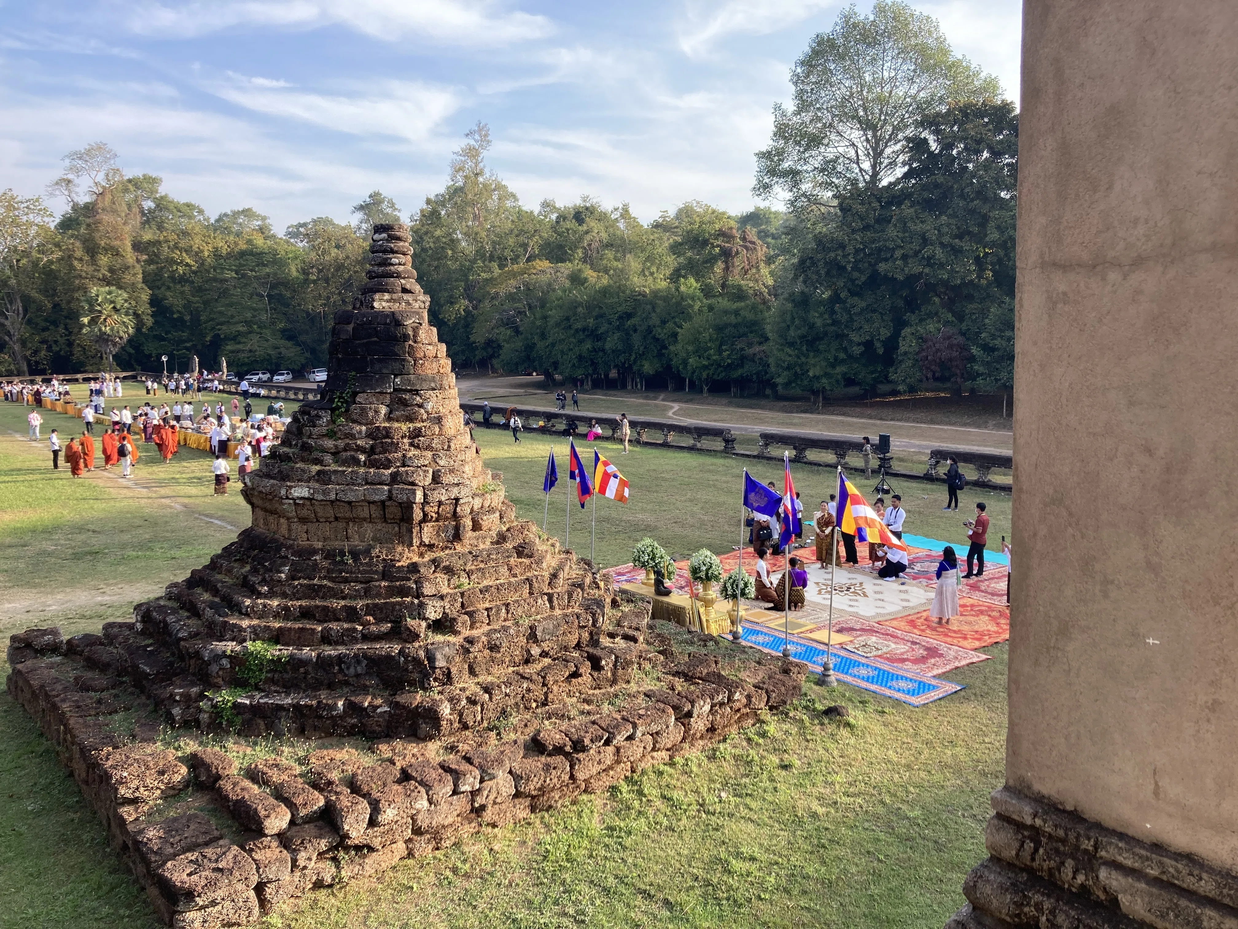遺跡探訪104】 寒かったアンコールワット初詣 (Angkor Wat 12世紀