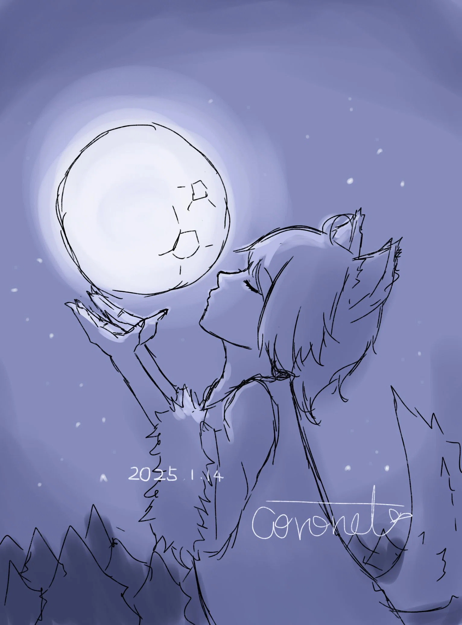 イラスト】最近の落書き(2025/01/13-17)｜Coronet