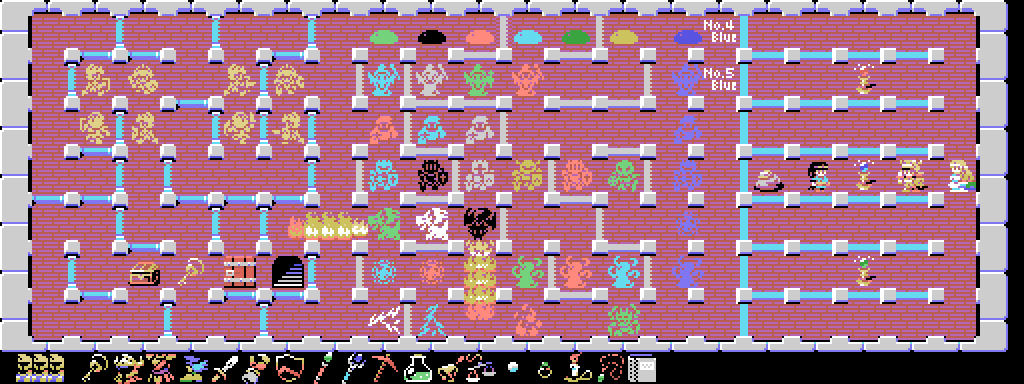 GFX ドルアーガの塔 MSX｜やぢおぅ / Yazioh