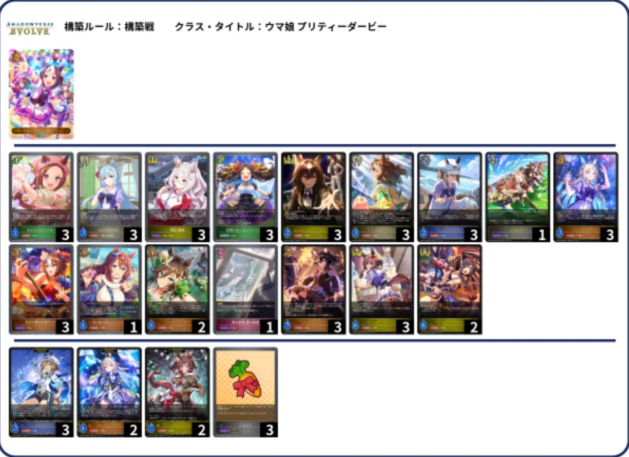 EXCB01『ウマ娘 プリティーダービー』が歴代TCG最高クラスの商品だ