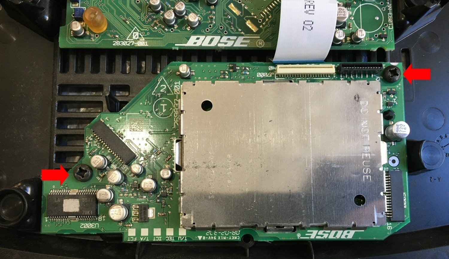 Bose Wave Music Systemの修理：コンデンサー交換で延命